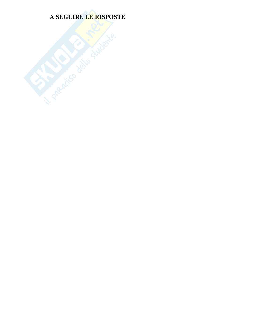 Risposte chiuse e aperte Attività motorie preventive e adattive aggiornate 2026 Pag. 2