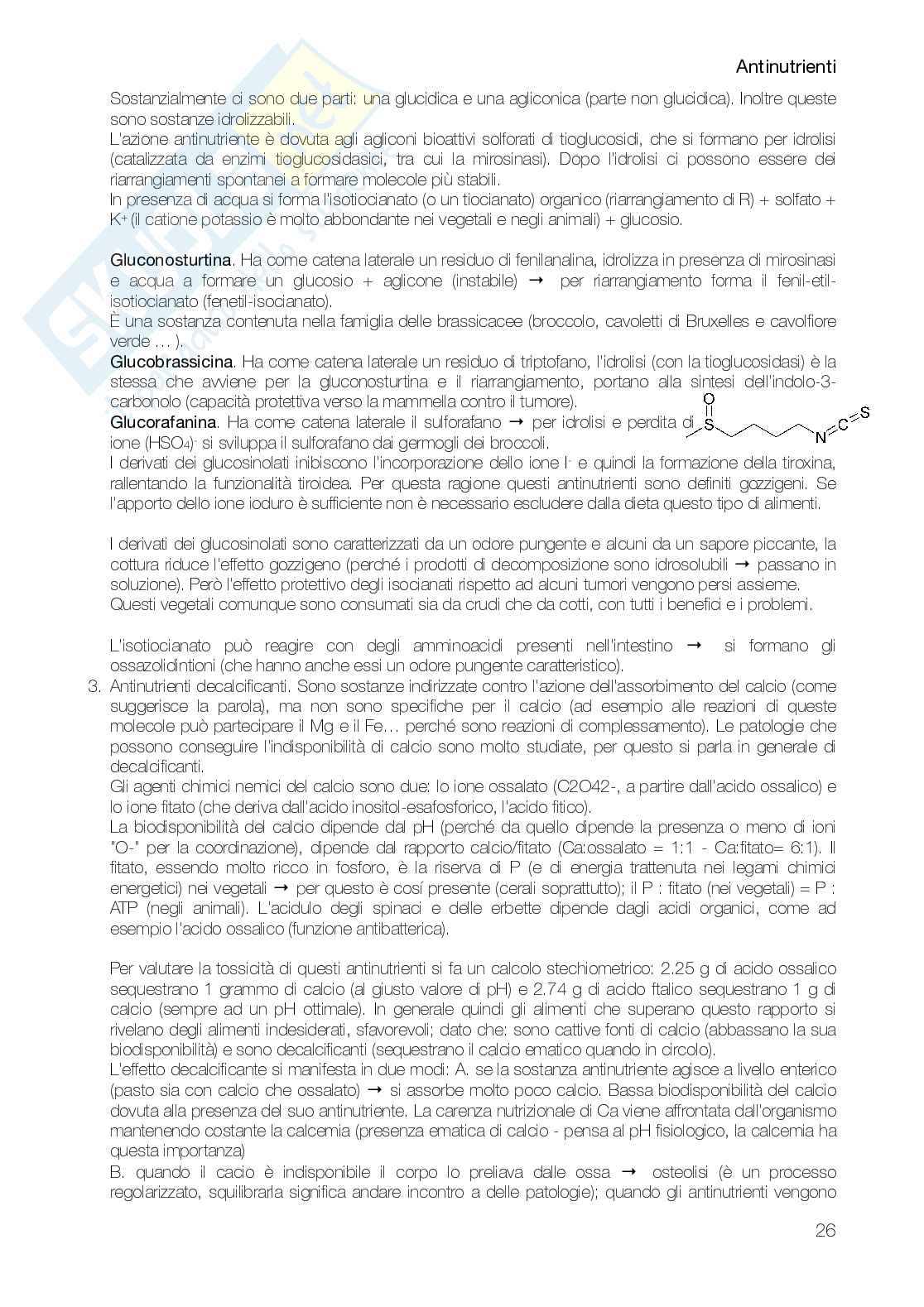 Chimica degli alimenti  Pag. 26
