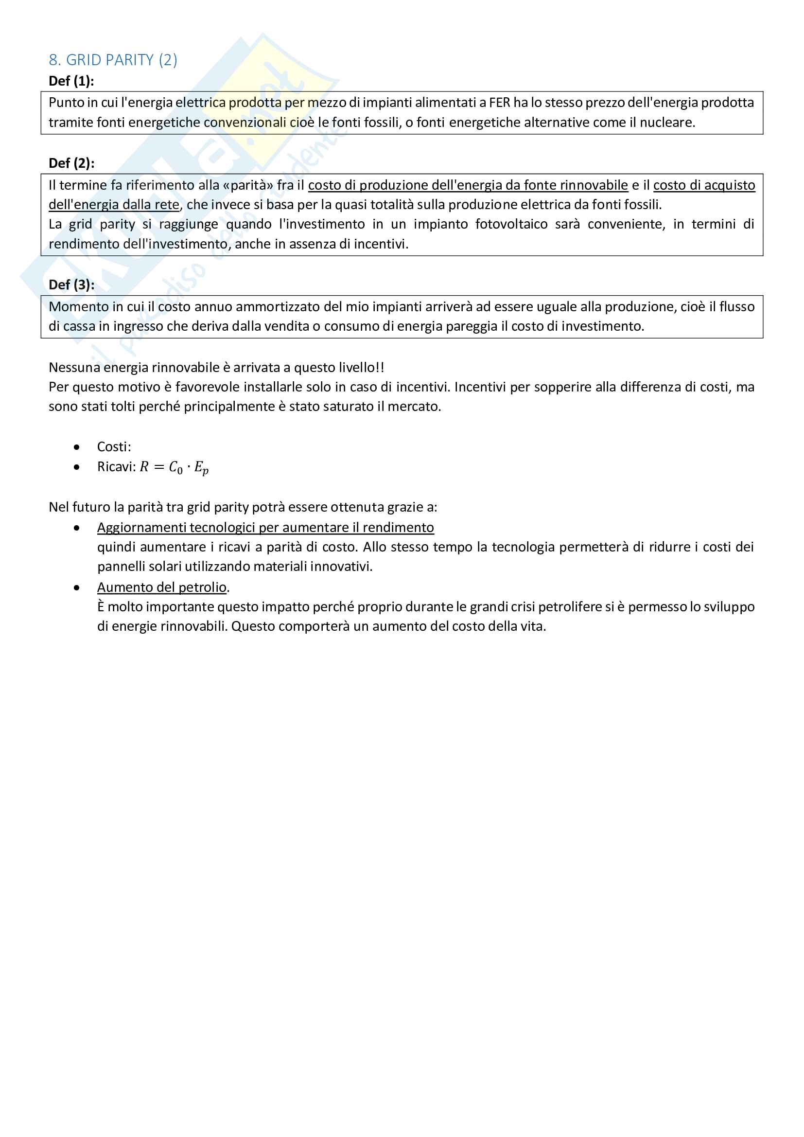 Risposte parte Poggi esame Risorse energetiche rinnovabili Pag. 6