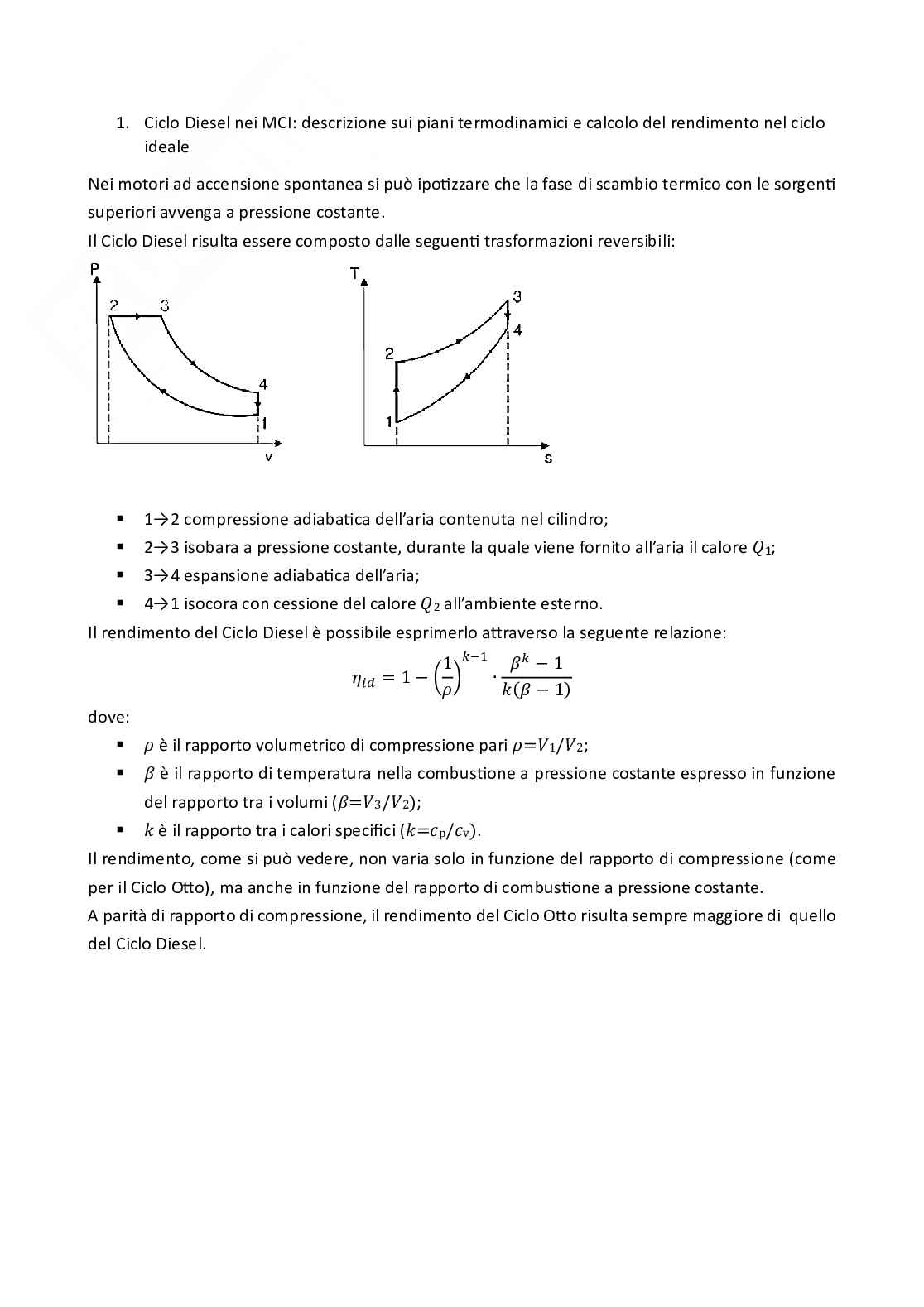 Appunti Motori a combustione interna Pag. 1