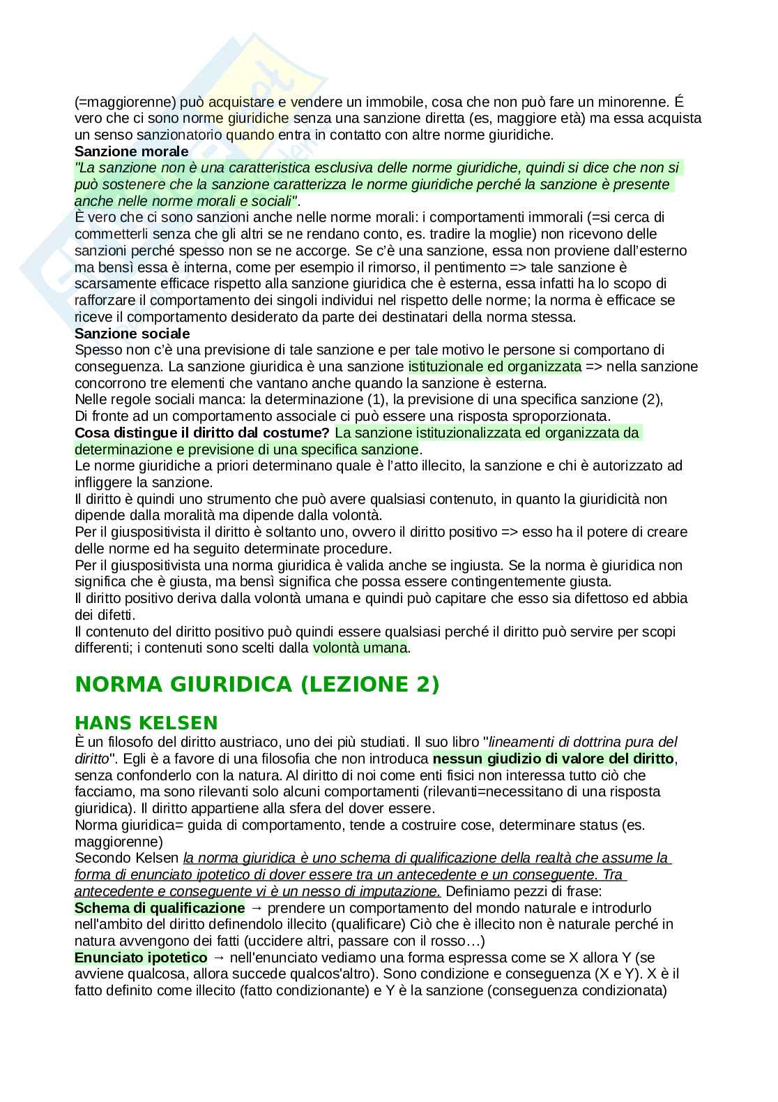 Appunti integrali Filosofia del diritto Pag. 2