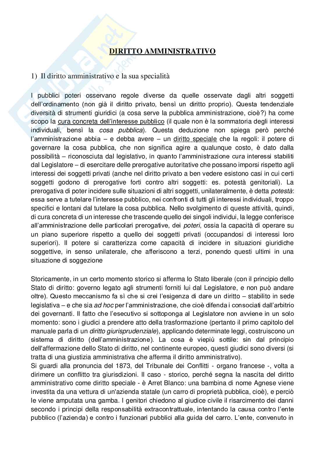 Appunti completi del corso di Diritto amministrativo KZ Pag. 2