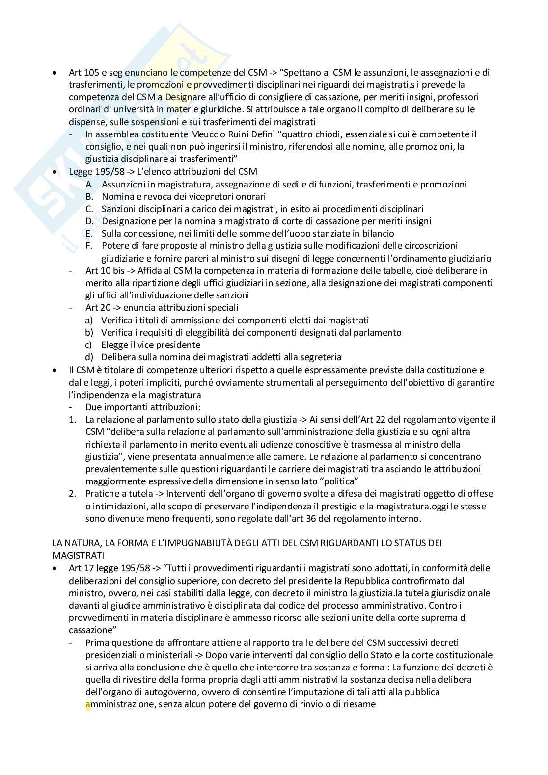 Riassunto esame Diritto comparato pubblico, Prof. Dal Canto Francesco, libro consigliato Lezioni di ordinamento giudiziario, seconda edizione, Francesco Dal canto Pag. 26