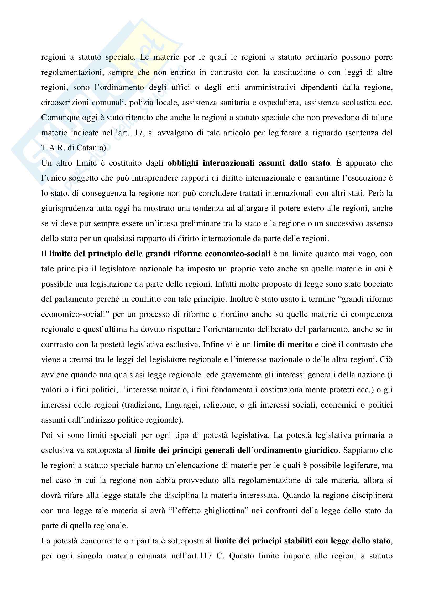Riassunto esame Istituzioni Diritto Pubblico, prof. Lauricella, libro consigliato Istituzioni di Diritto Pubblico, Martines Pag. 21