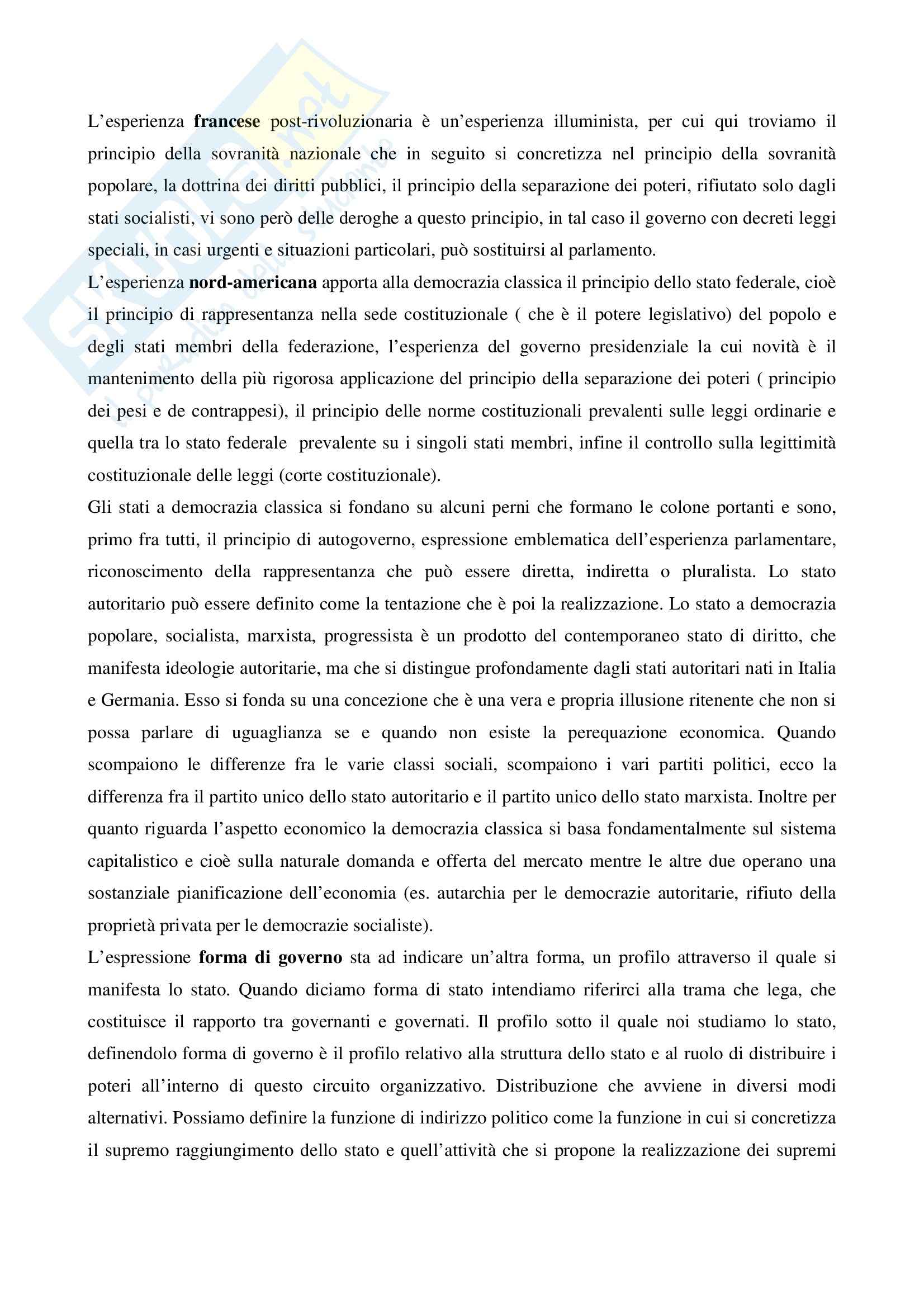 Riassunto esame Istituzioni Diritto Pubblico, prof. Lauricella, libro consigliato Istituzioni di Diritto Pubblico, Martines Pag. 6