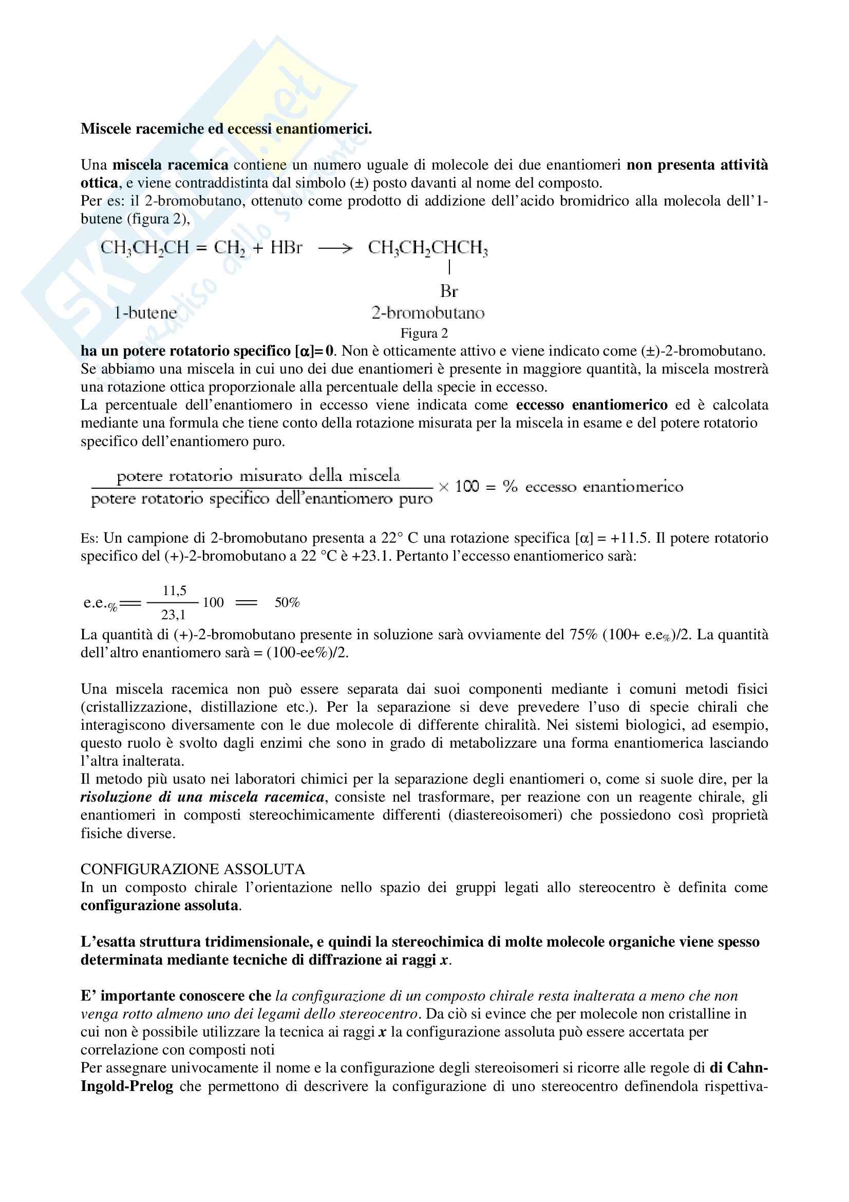 Chimica organica - stereoisomeria Pag. 2