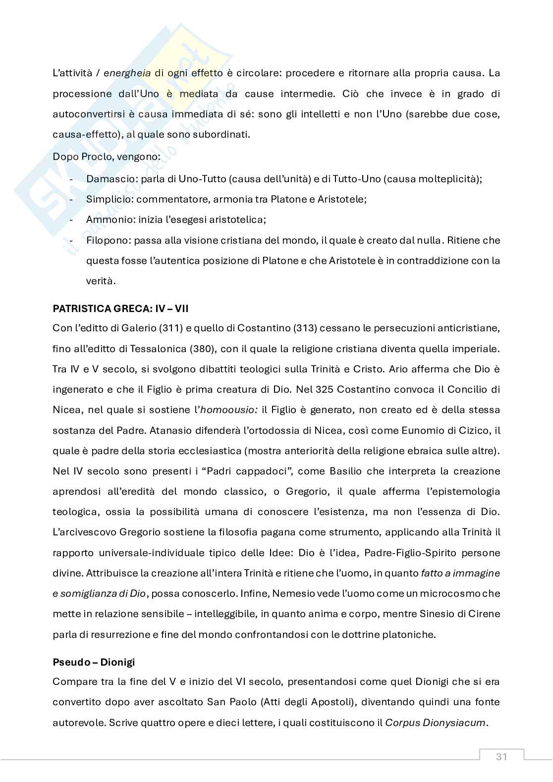 Appunti Storia della filosofia medievale (b)  Pag. 31