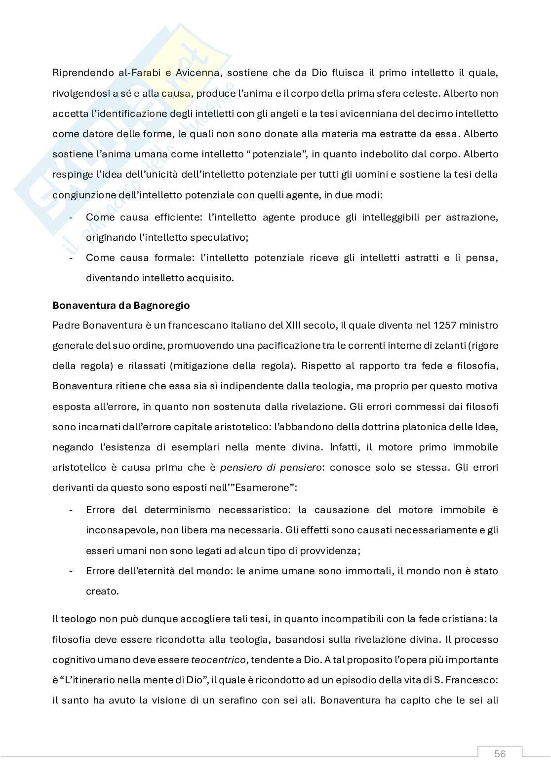 Appunti Storia della filosofia medievale (b)  Pag. 56