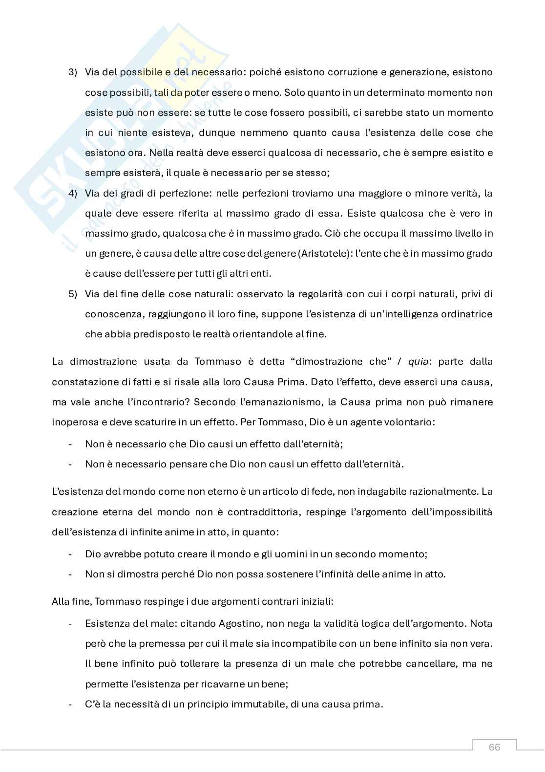 Appunti Storia della filosofia medievale (b)  Pag. 66