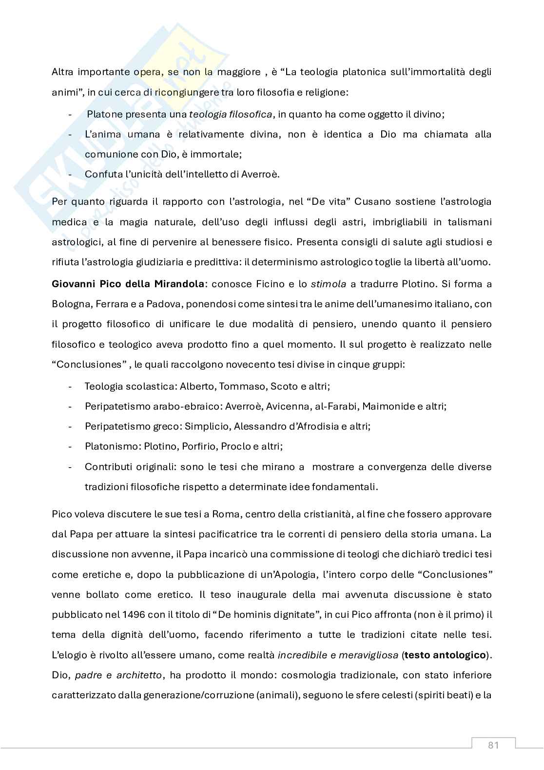 Appunti Storia della filosofia medievale (b)  Pag. 81