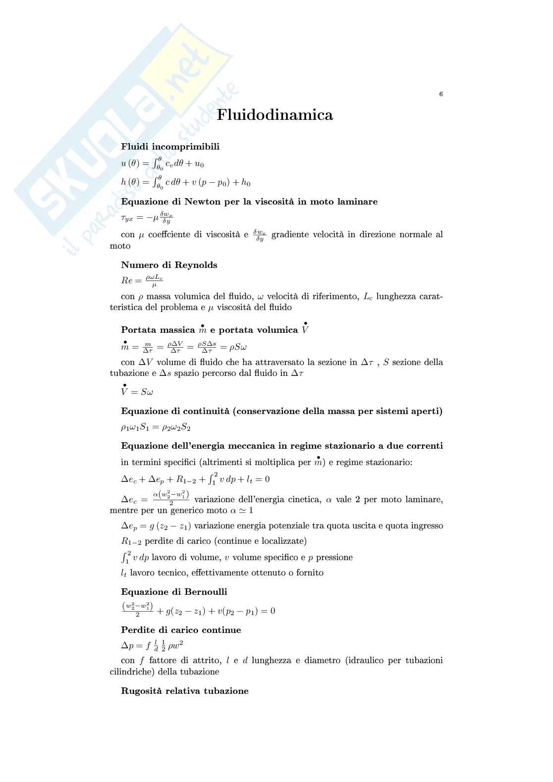 Formulario di Fisica Tecnica Pag. 6