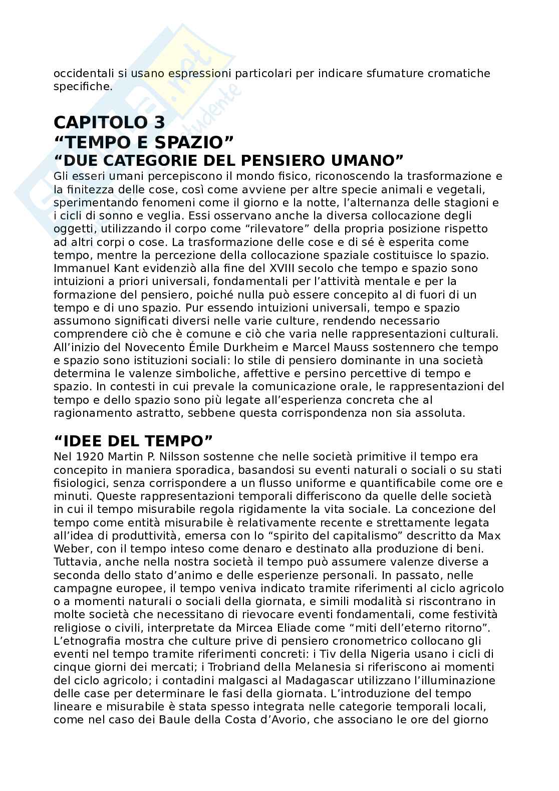 Riassunto esame Antropologia sociale e della famiglia, Prof. Parisi Rosa, libro consigliato Elementi di antropologia culturale, Fabietti Pag. 26