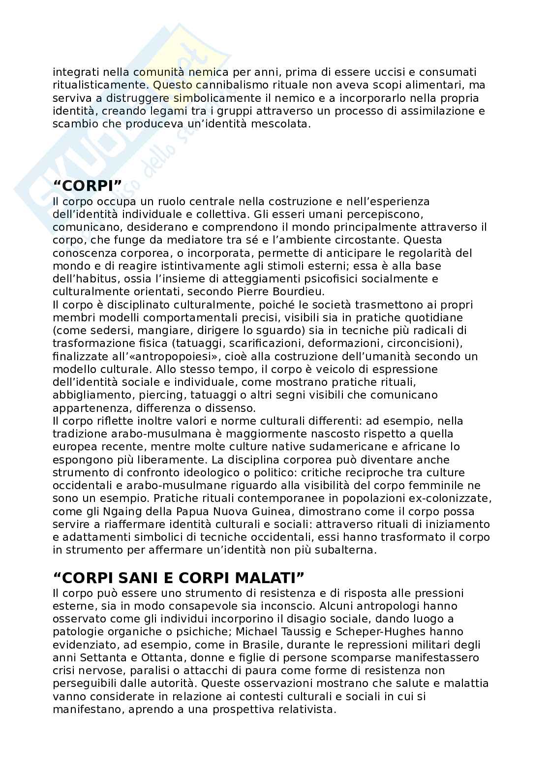 Riassunto esame Antropologia sociale e della famiglia, Prof. Parisi Rosa, libro consigliato Elementi di antropologia culturale, Fabietti Pag. 36