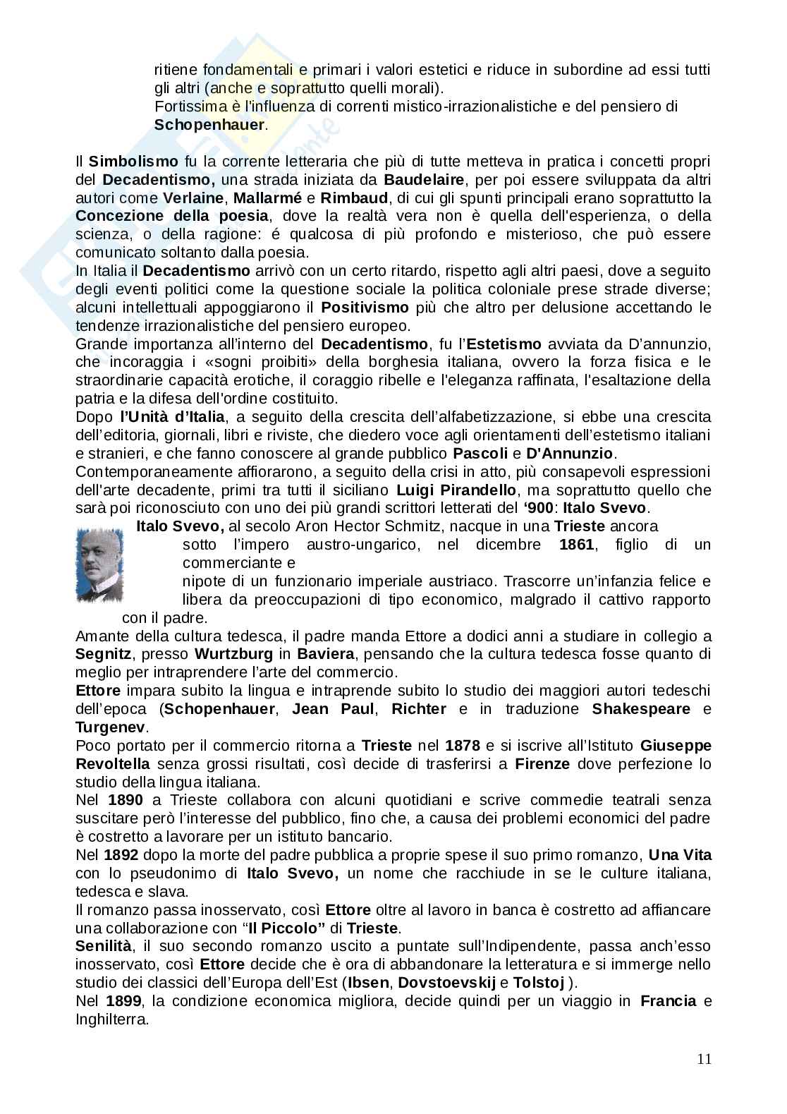 Primo Novecento: Contesto storico e sue contraddizioni Pag. 11