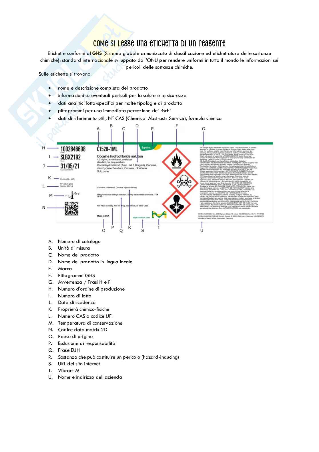 Fisiologia umana Pag. 1