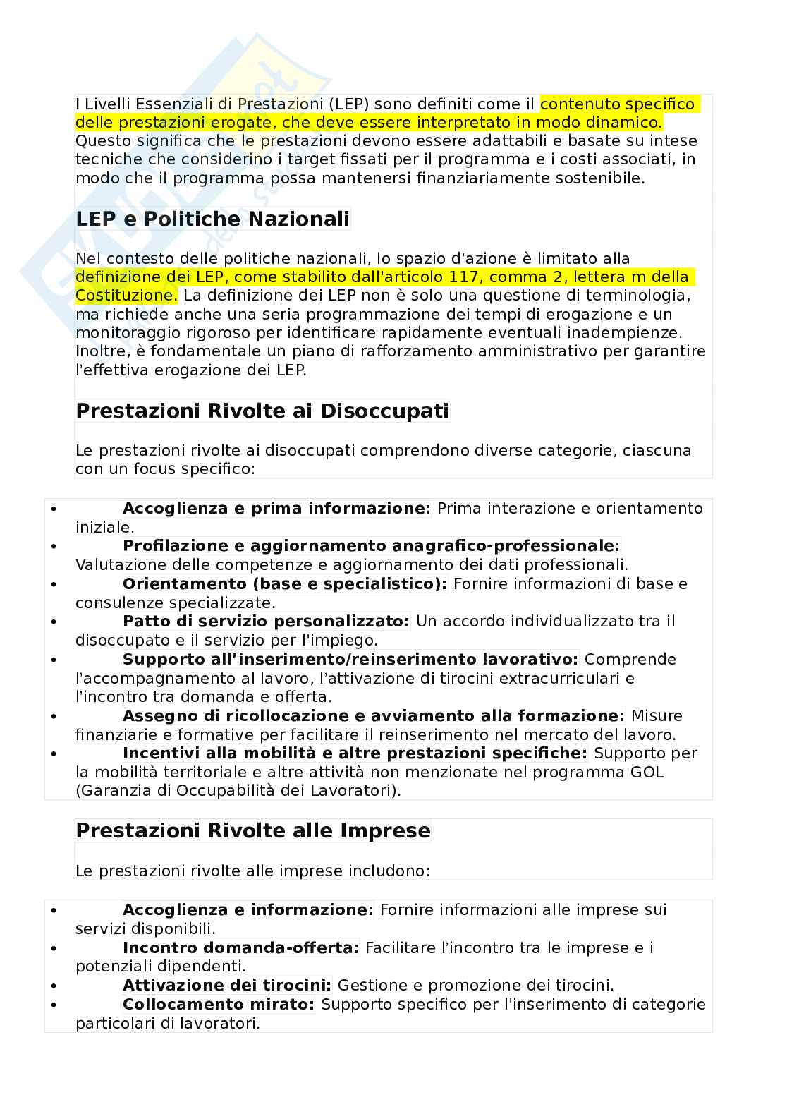 Schemi politiche per Sociologia Pag. 6