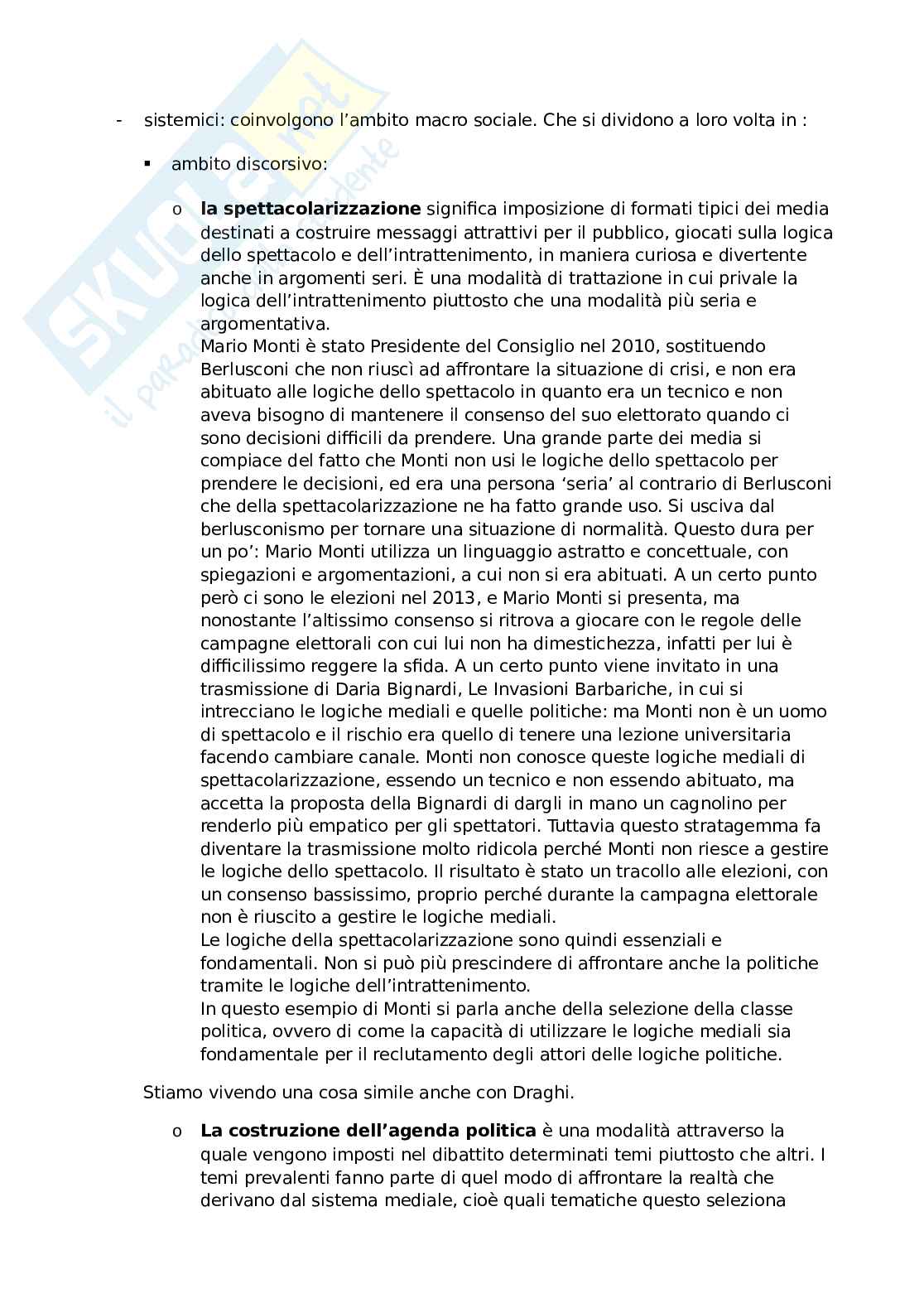 Appunti lezioni di Comunicazione politica  Pag. 6