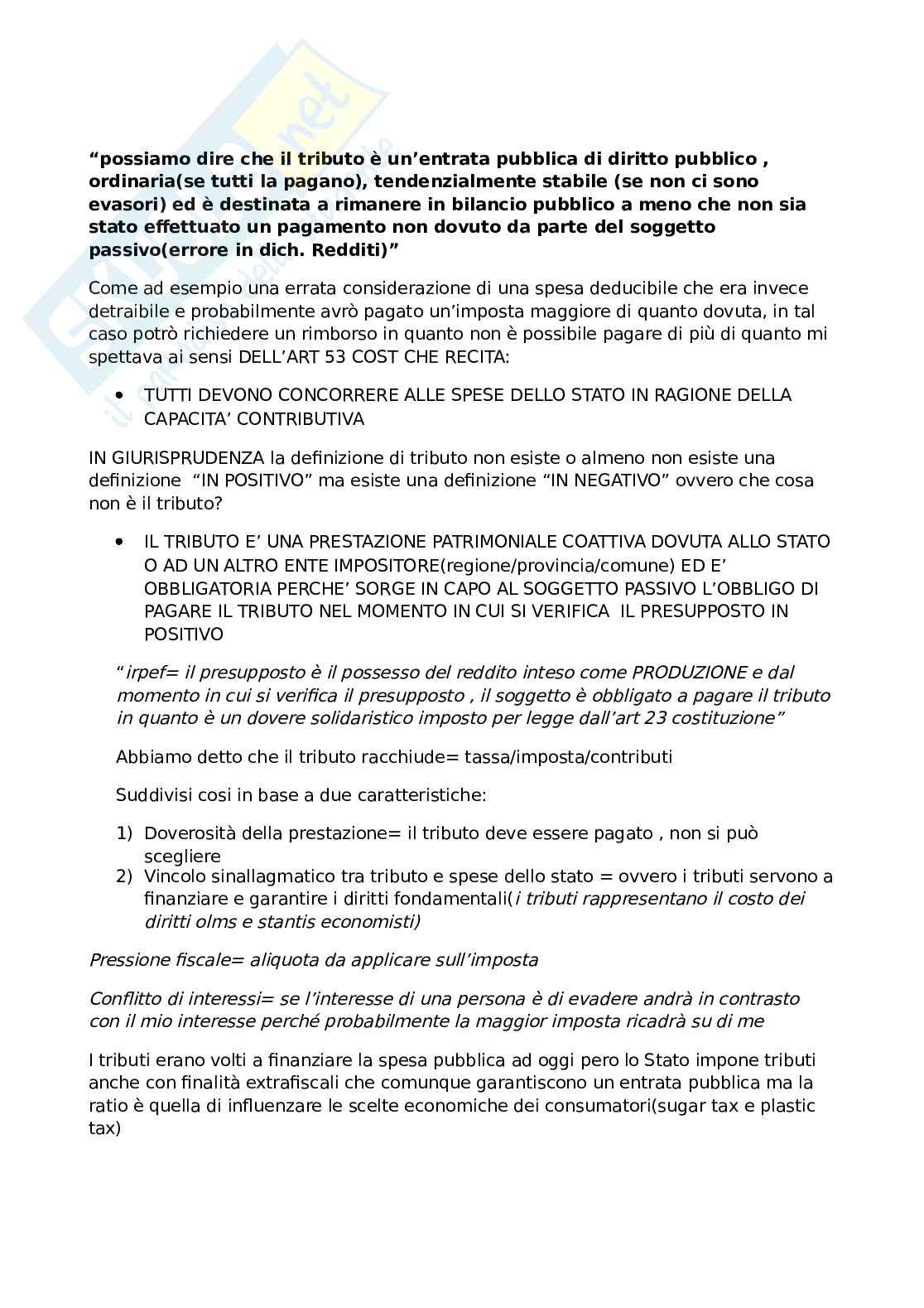 Diritto tributario  Pag. 2