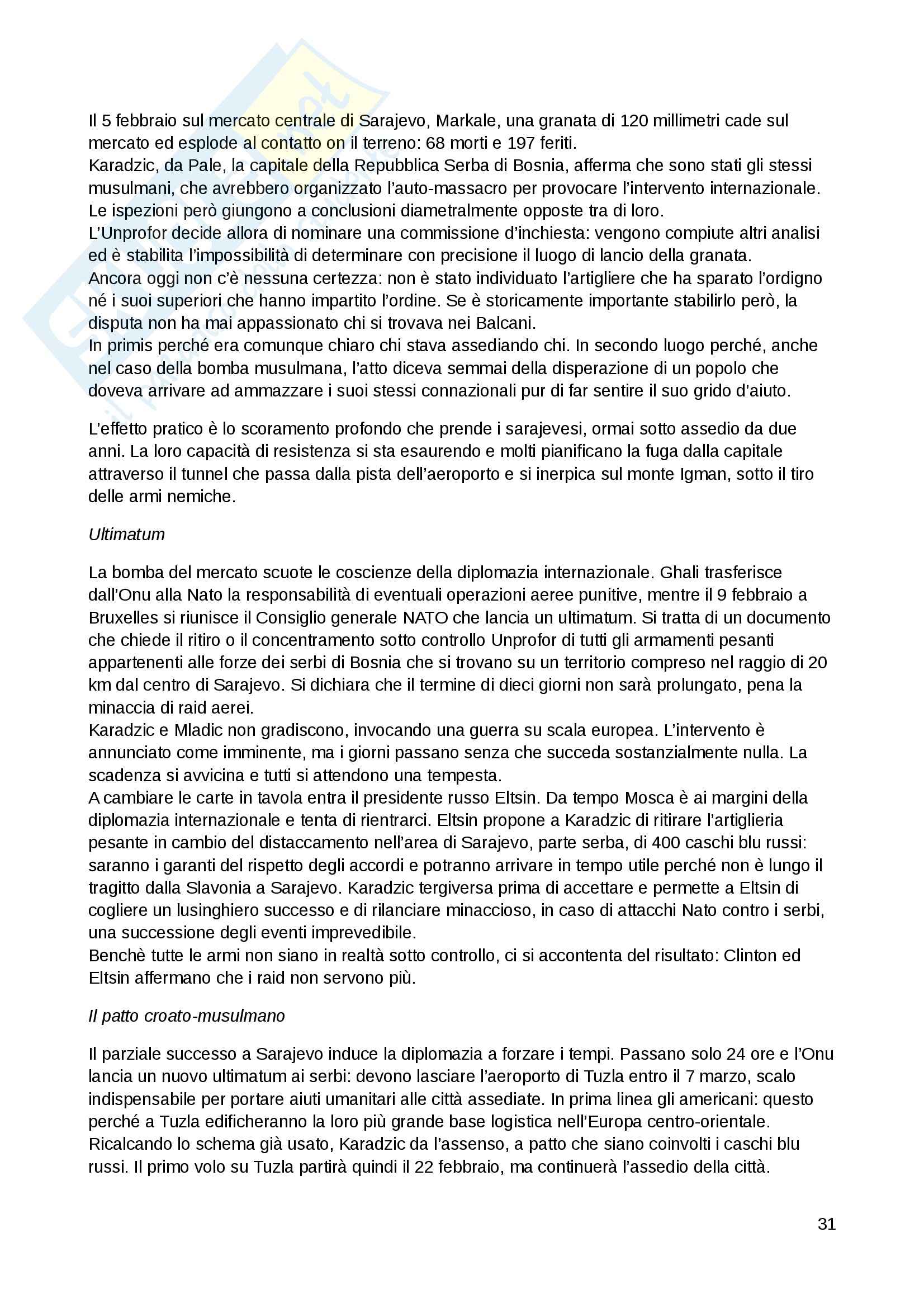 Riassunto esame Sviluppo politico, prof. Belloni, libro consigliato La Guerra dei Dieci Anni, Magno Pag. 31