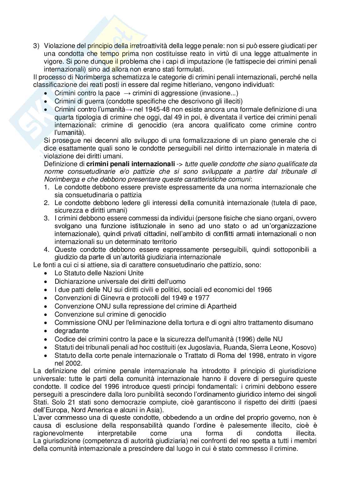 Appunti completi del corso di Regimi internazionali Pag. 41