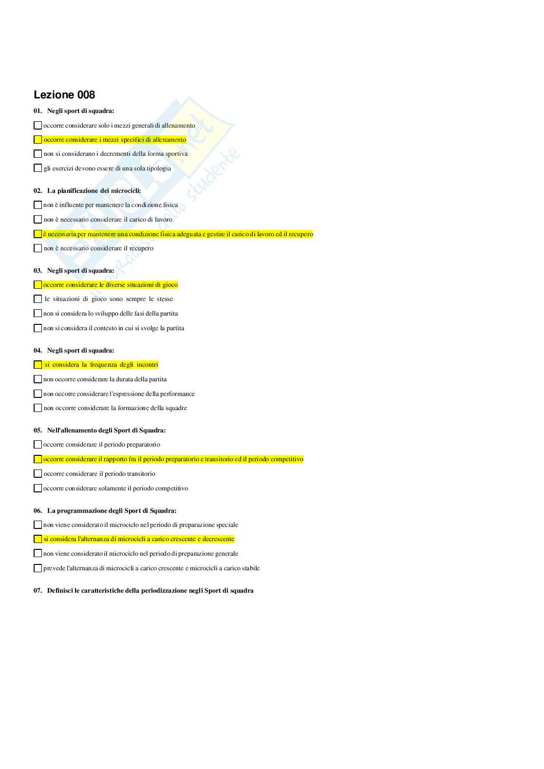 Paniere di Didattica e pedagogia speciale (2026) - Risposte multiple corrette Pag. 11