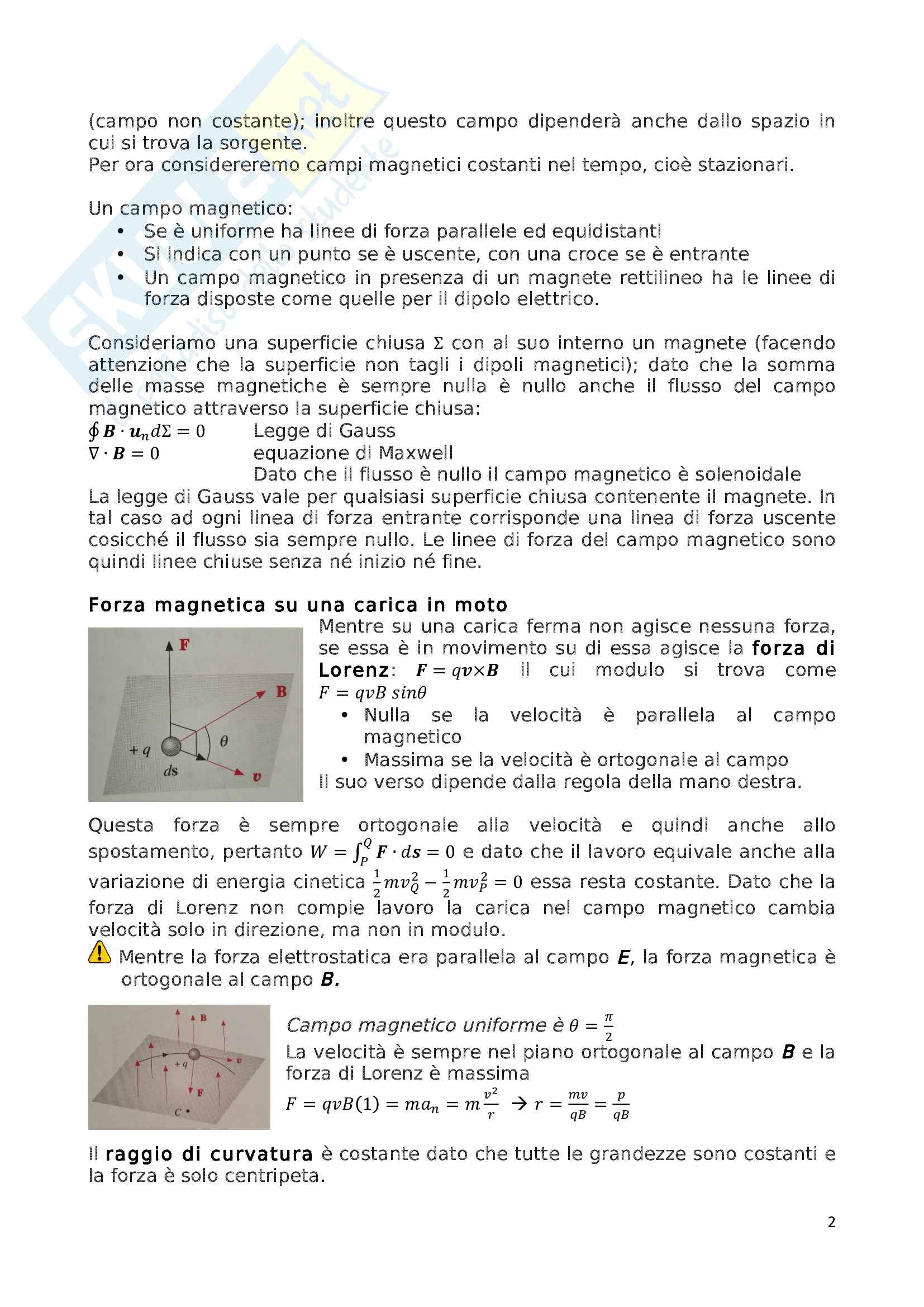Preparazione all'esame di Fisica 2 - Seconda parte Pag. 2