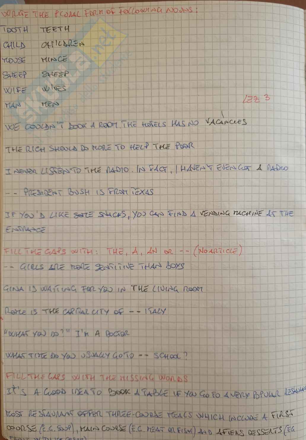 Paniere Lingua inglese Pag. 2