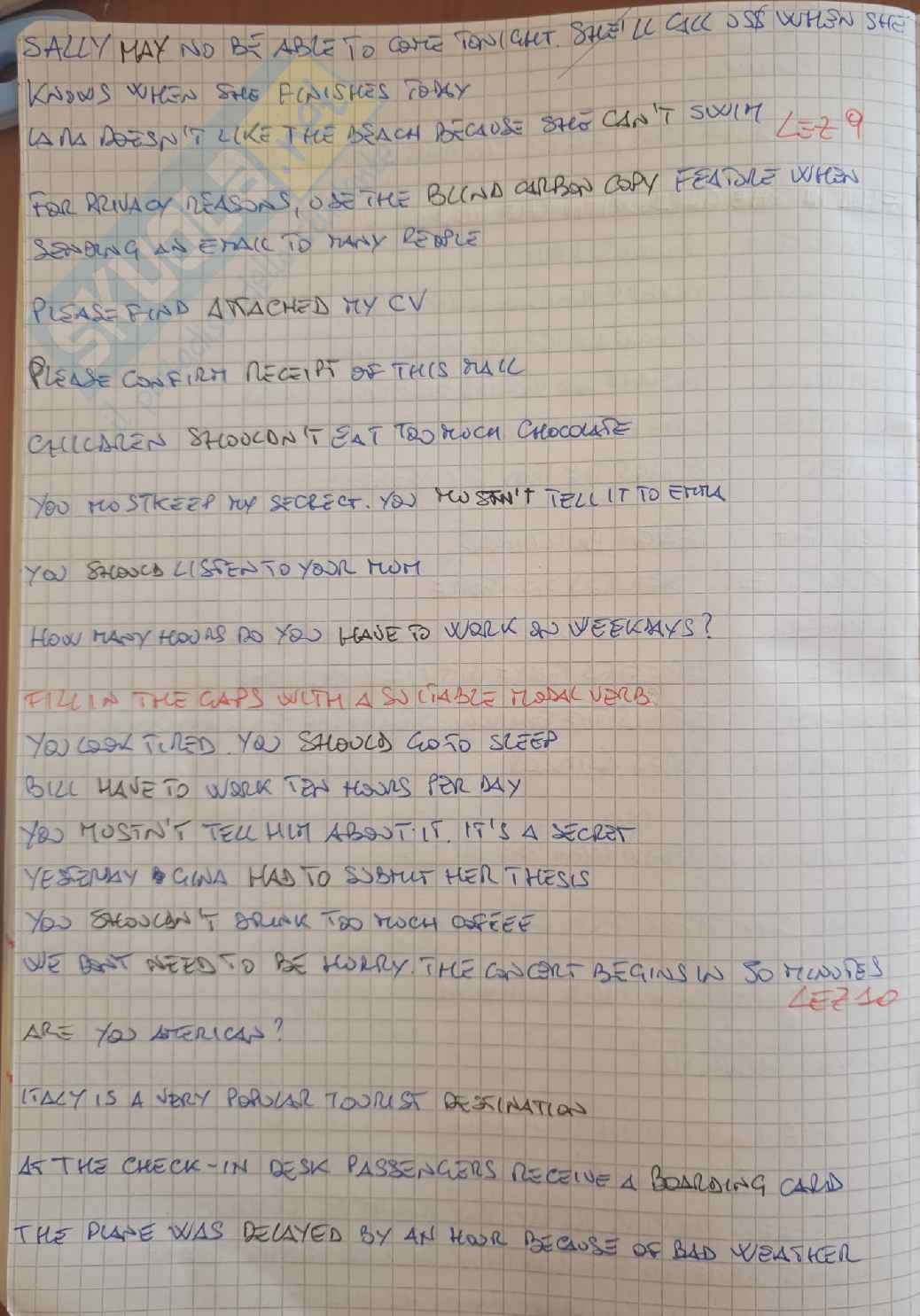 Paniere Lingua inglese Pag. 6