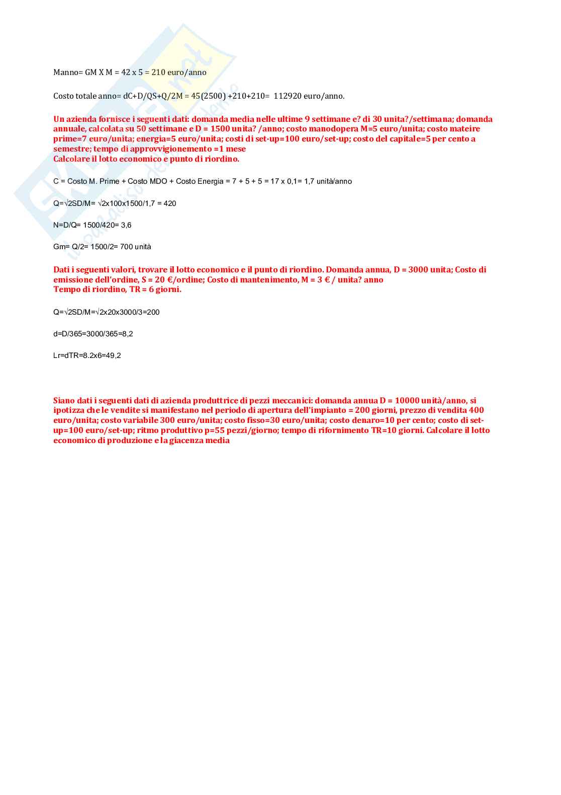 Logistica 4.0 - Domande aperte Pag. 6