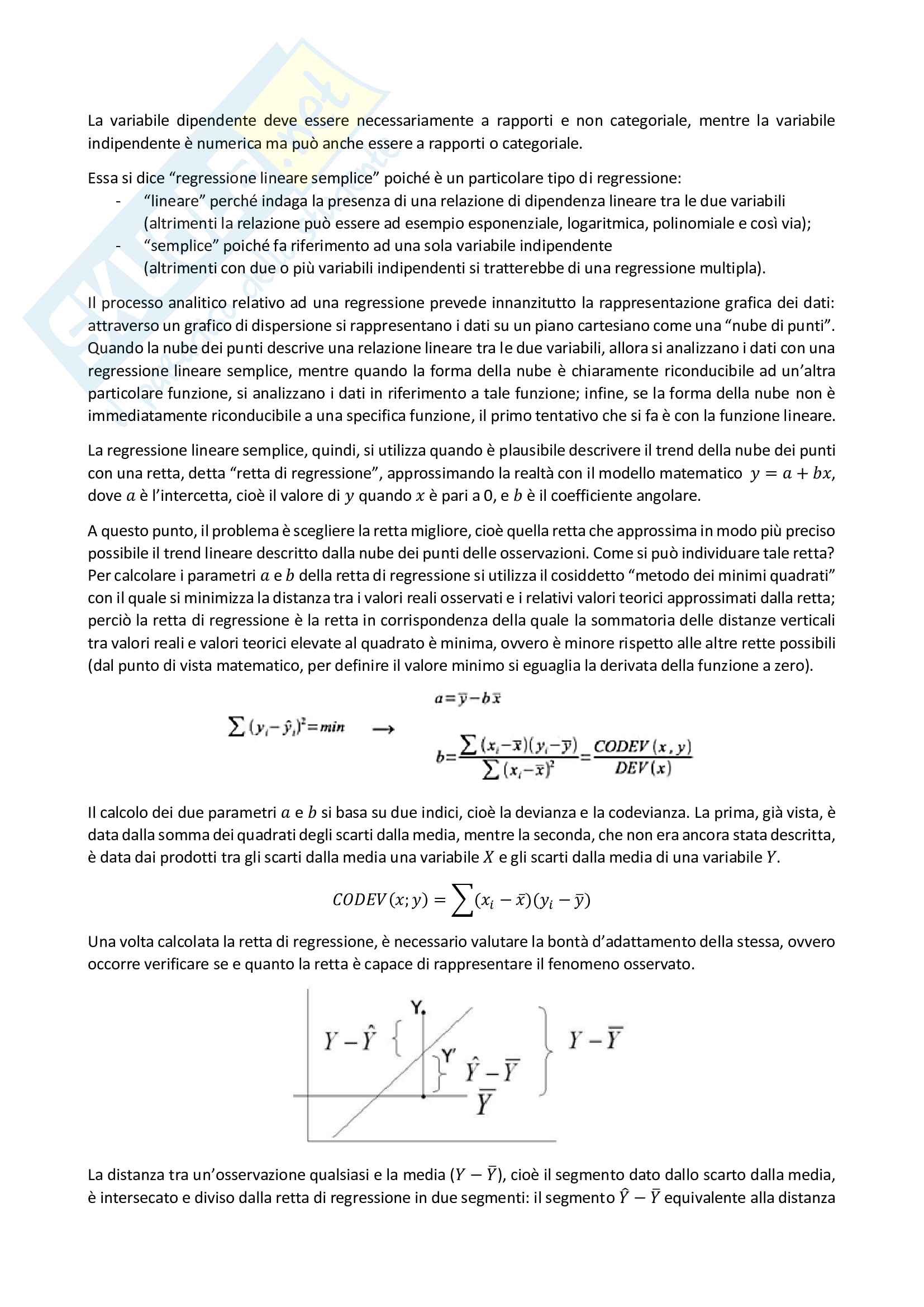 Riassunto esame Data Analysis, Prof.ssa Zavarrone e Prof. Sfogliarini, libro consigliato Business analytics, Evans Pag. 21