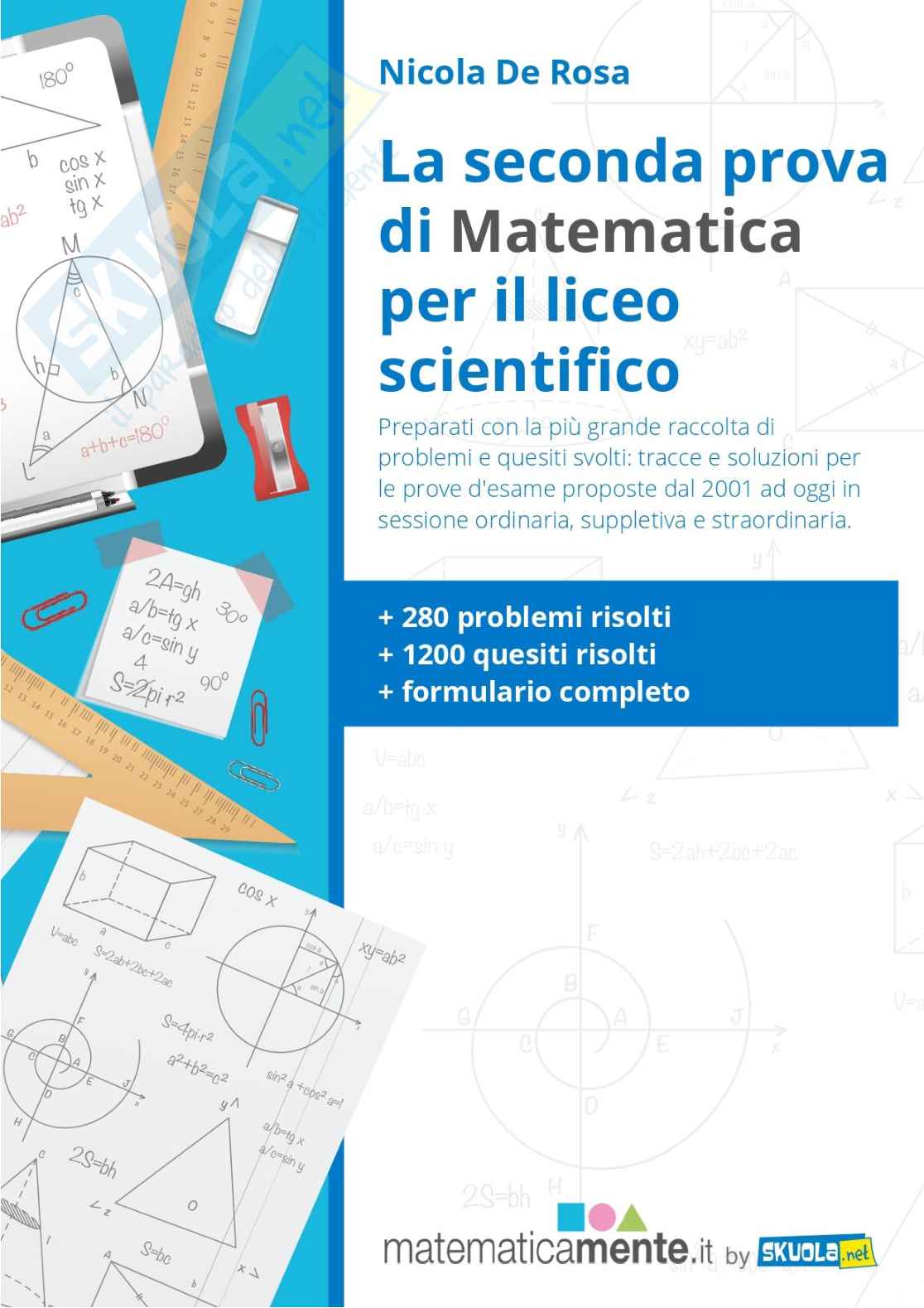 La seconda prova di Matematica per il liceo scientifico (ed. 2023) Pag. 1