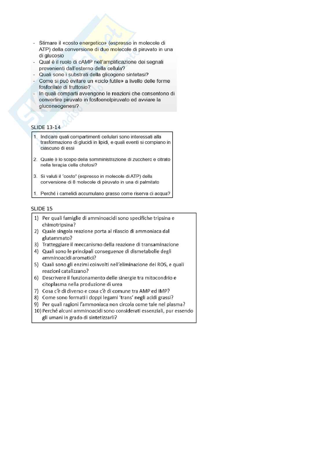 Domande teoria da esame biochimica alimentare Pag. 21
