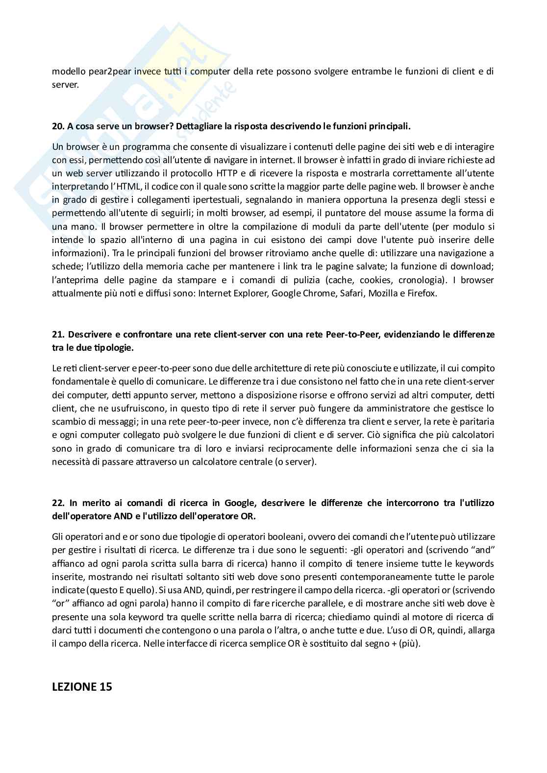 Domande aperte di Informatica Pag. 6