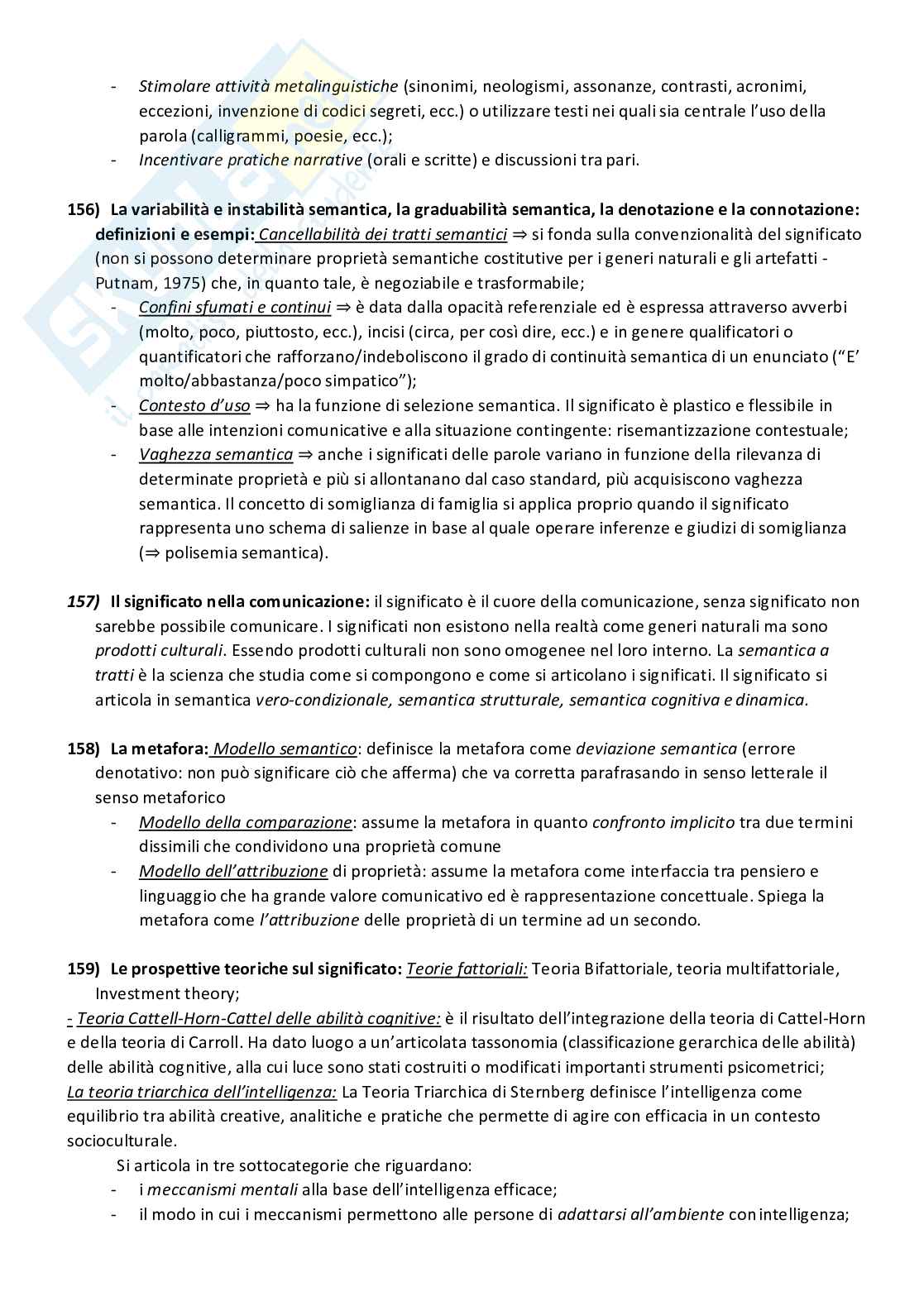 Set Domande Paniere Risposte Aperte Psicologia Generale e dell'Attività Fisica Pag. 36