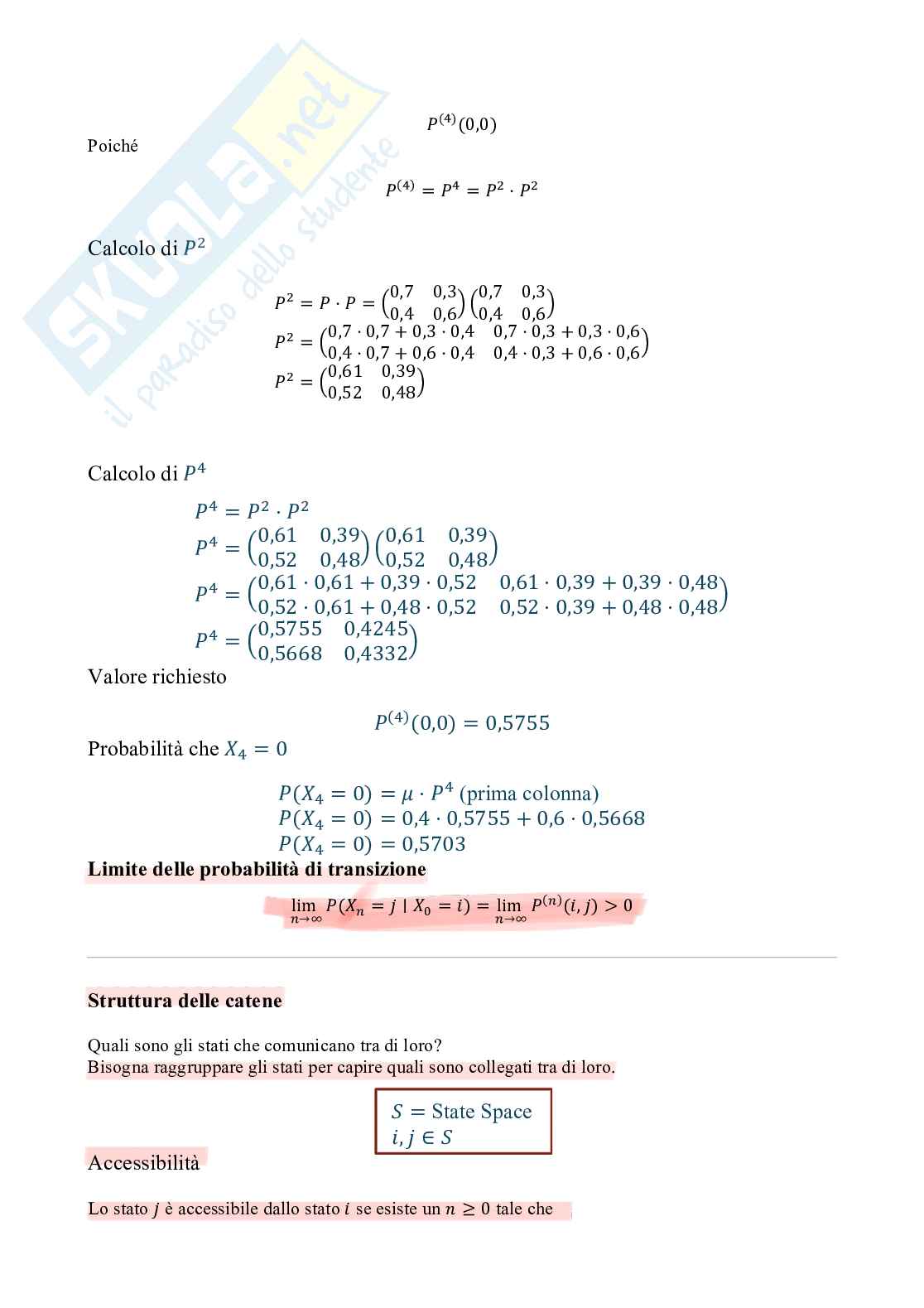 Processi stocastici m  Pag. 16