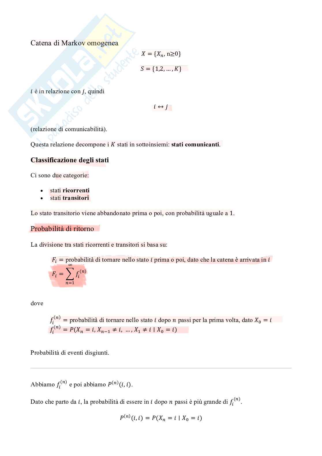 Processi stocastici m  Pag. 21