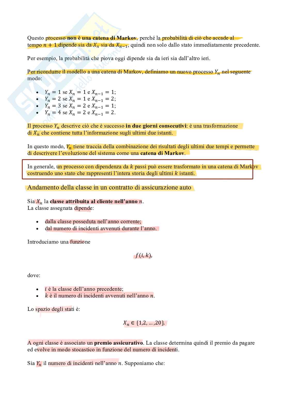 Processi stocastici m  Pag. 6
