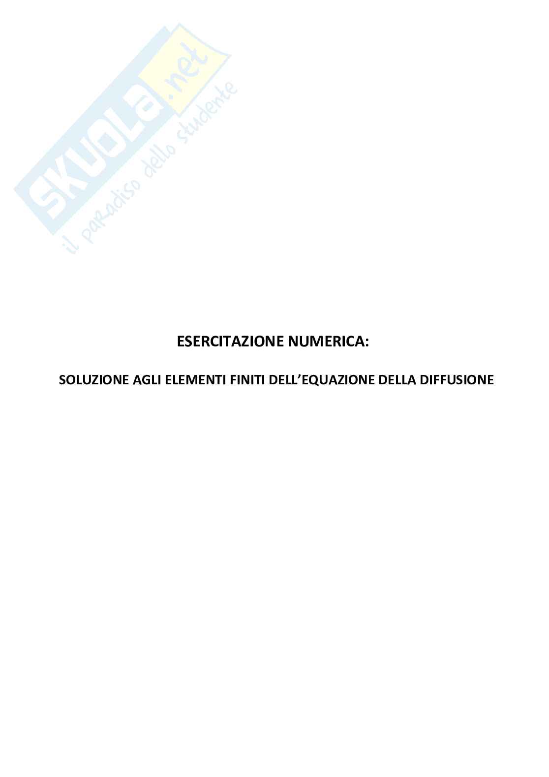 Esercitazione esame metodi numerici Pag. 1