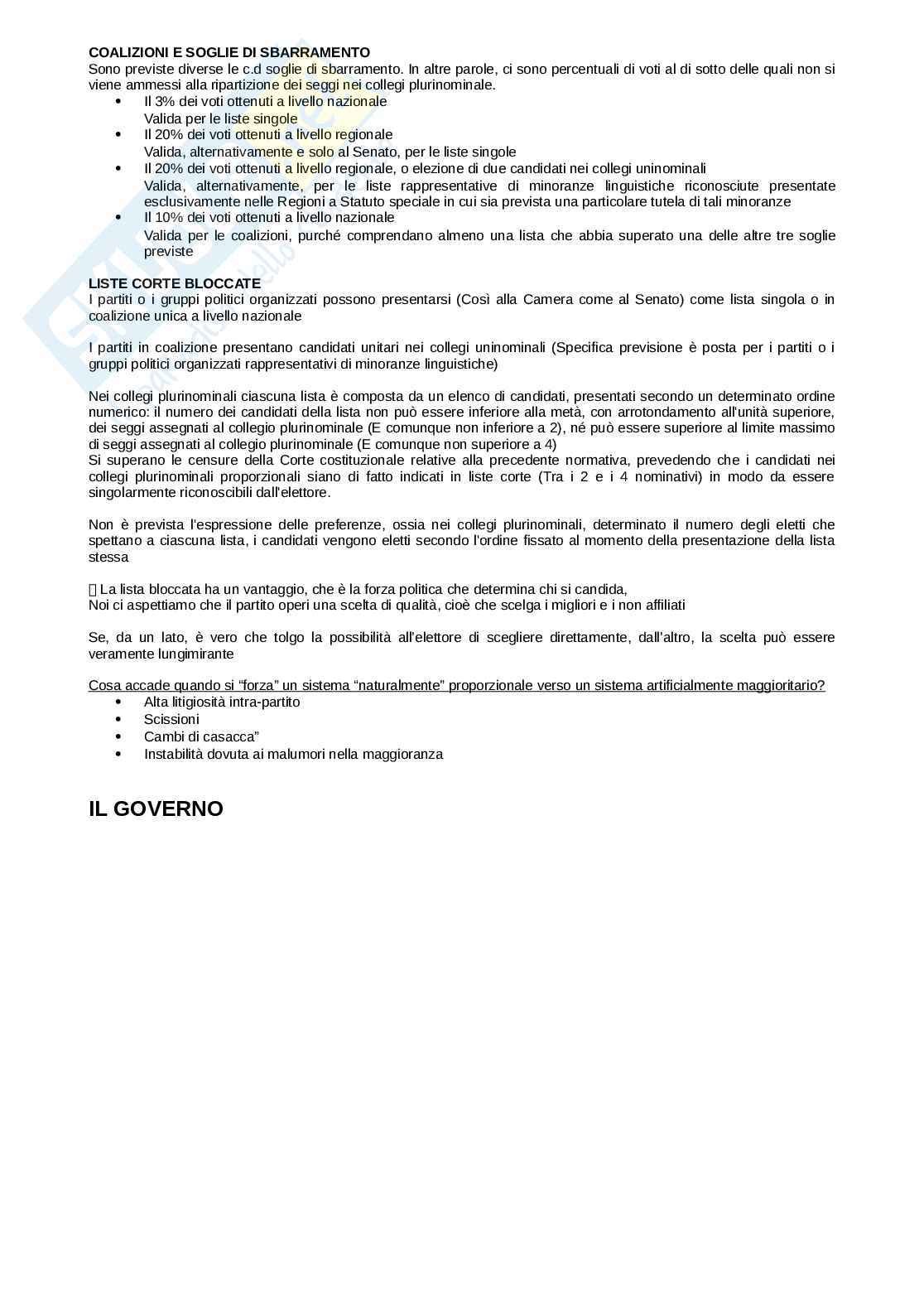 Diritto costituzionale Pag. 61