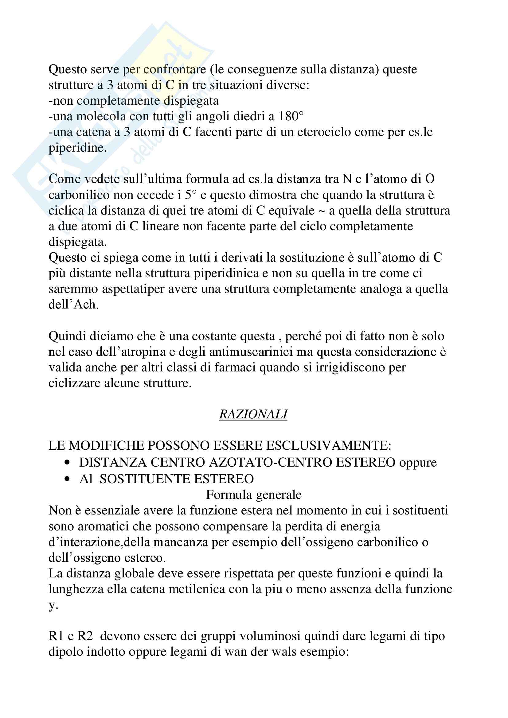Chimica farmaceutica - antagonisti muscarinici Pag. 6