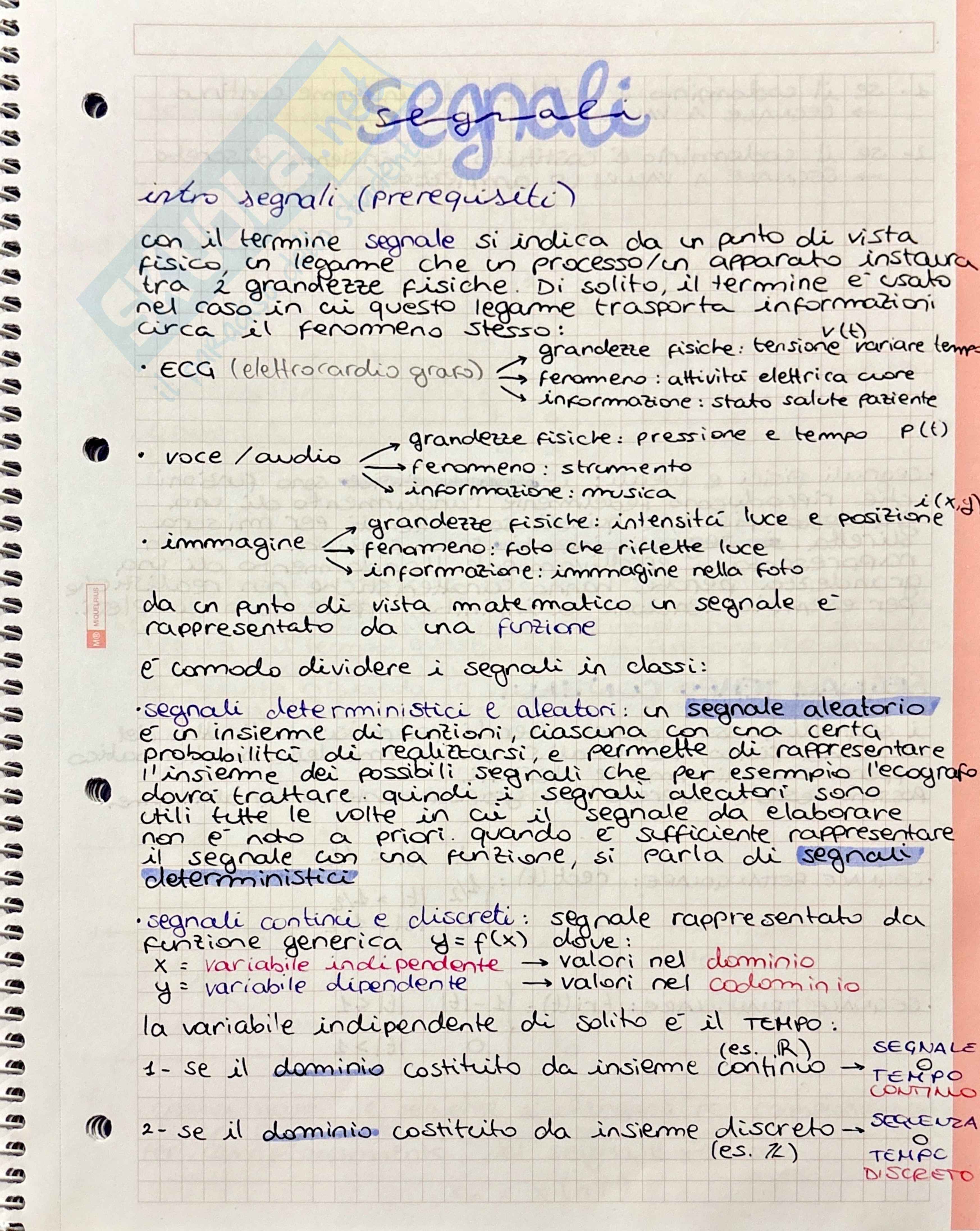 Introduzione Elaborazione dati e segnali biomedici 1 Pag. 1