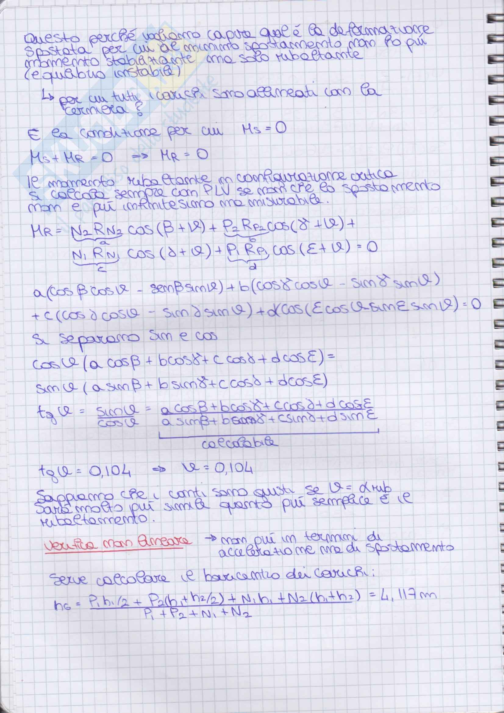 Problemi strutturali nell'edilizia storica - Esercizi Pag. 21