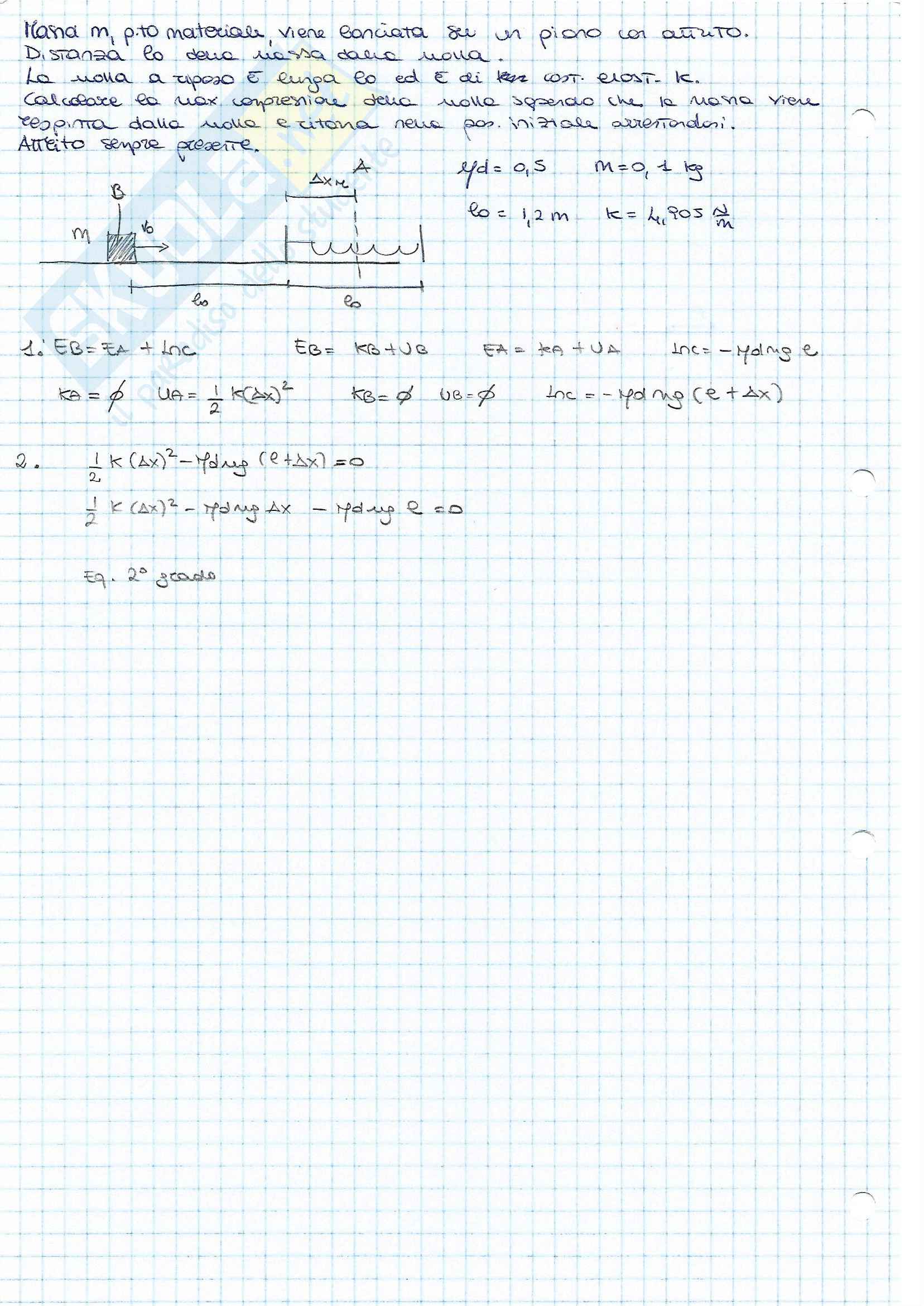 Fisica I - Esercizi Pag. 31