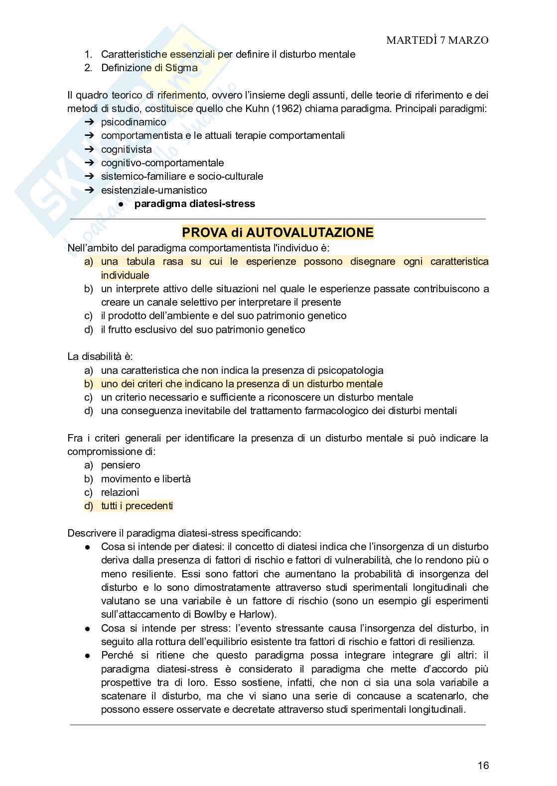 Psicologia clinica Pag. 16
