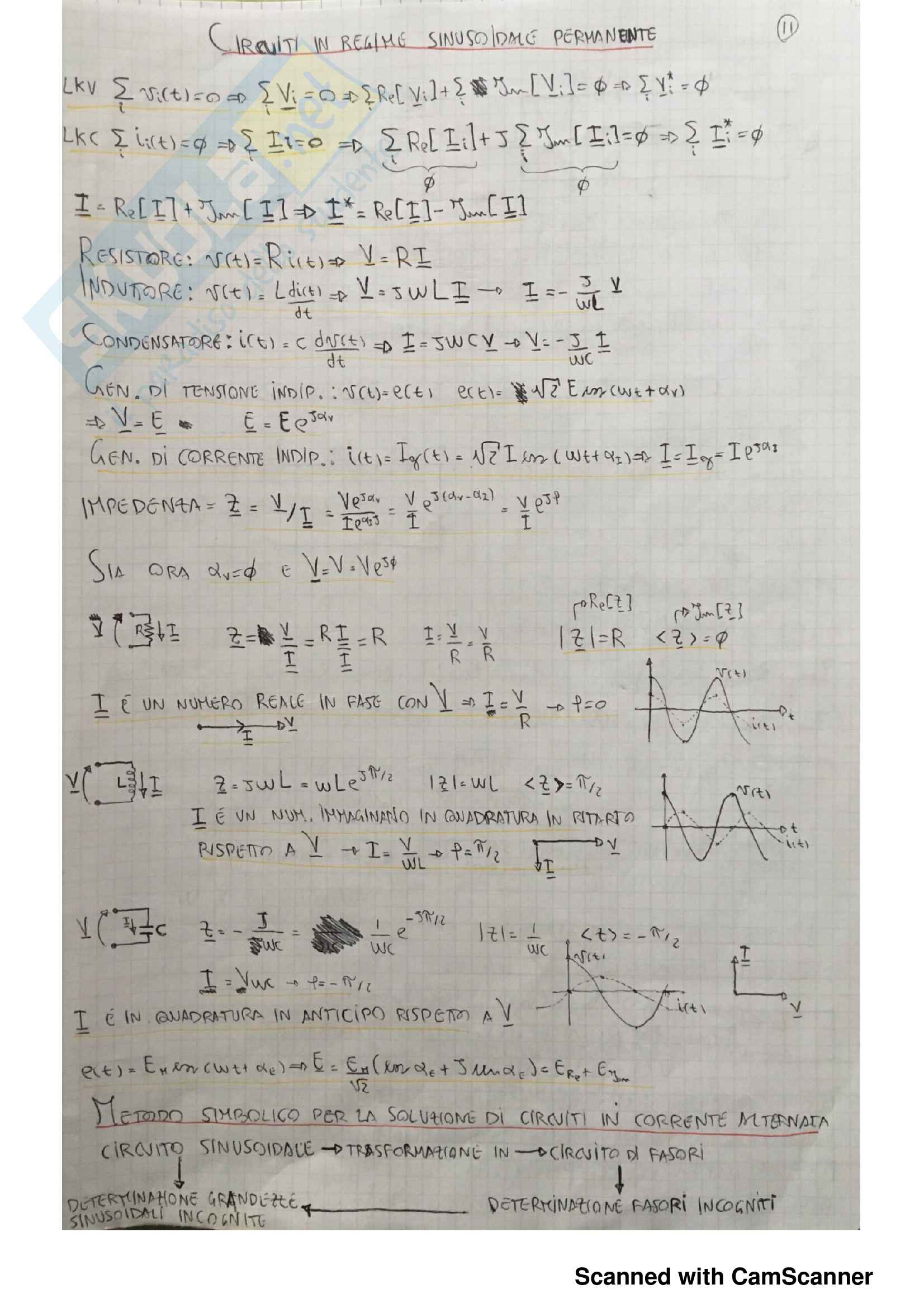 Elettrotecnica - Appunti + esercizi Pag. 21
