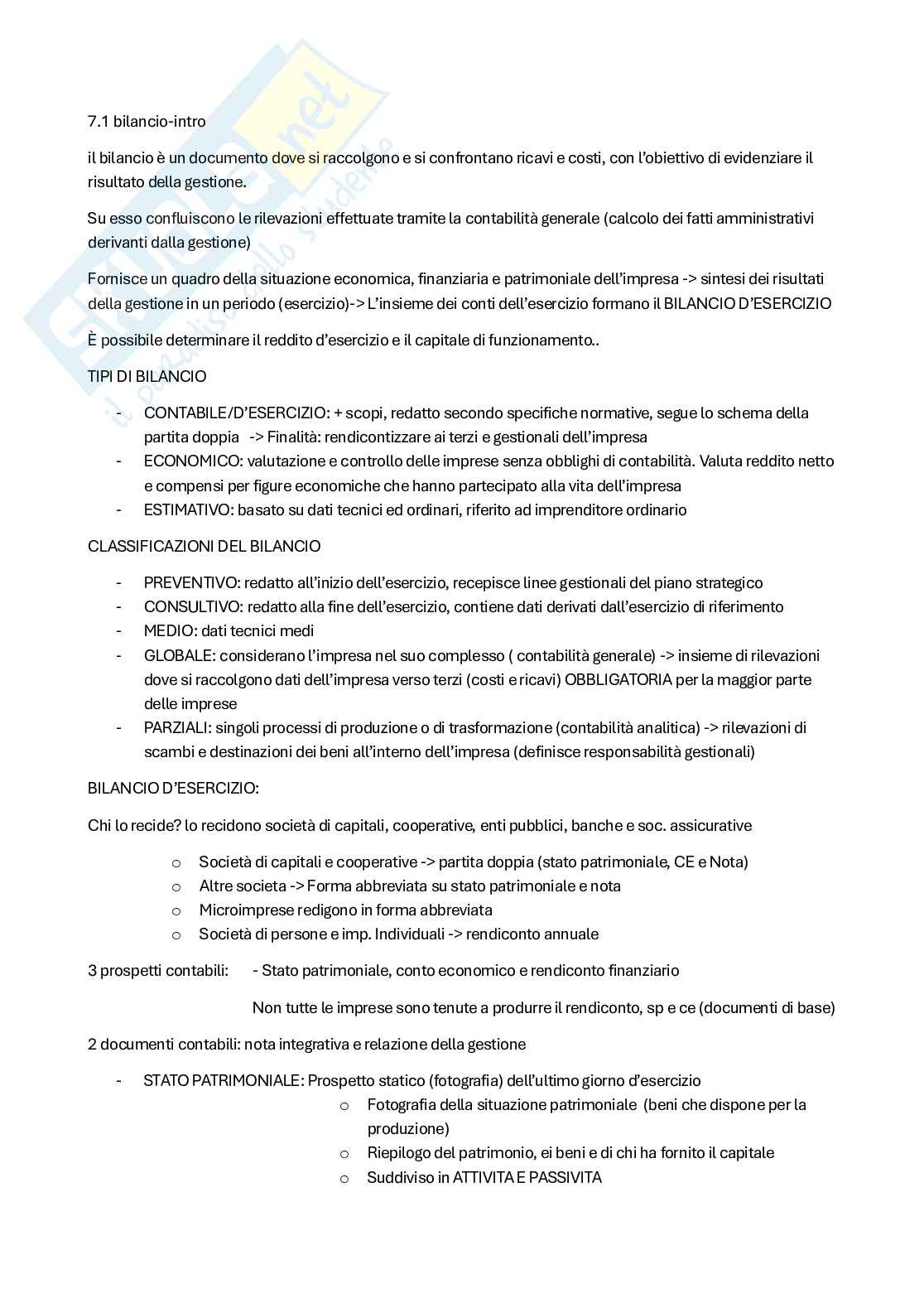 Appunti di Economia e gestione aziendale Pag. 1