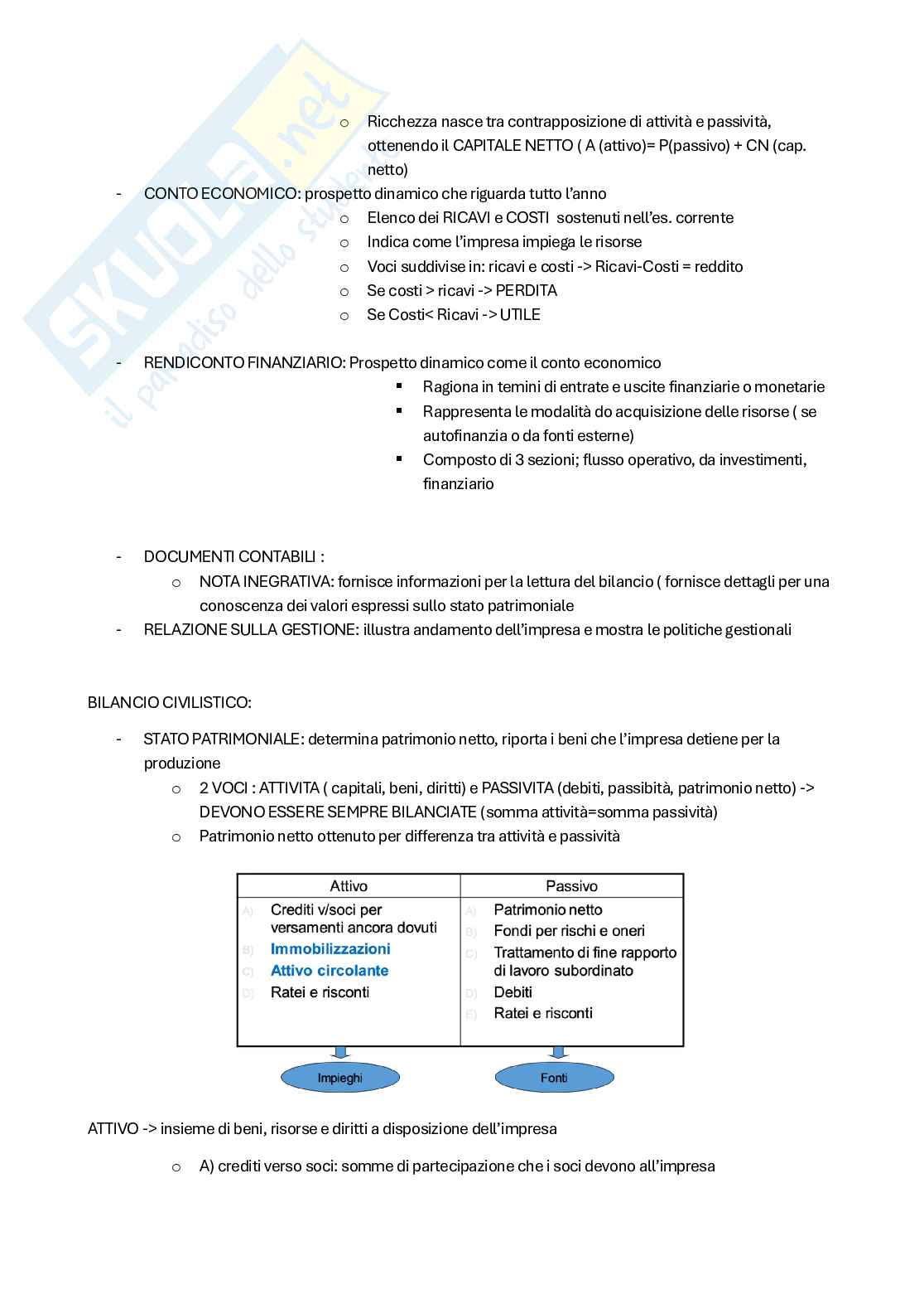 Appunti di Economia e gestione aziendale Pag. 2