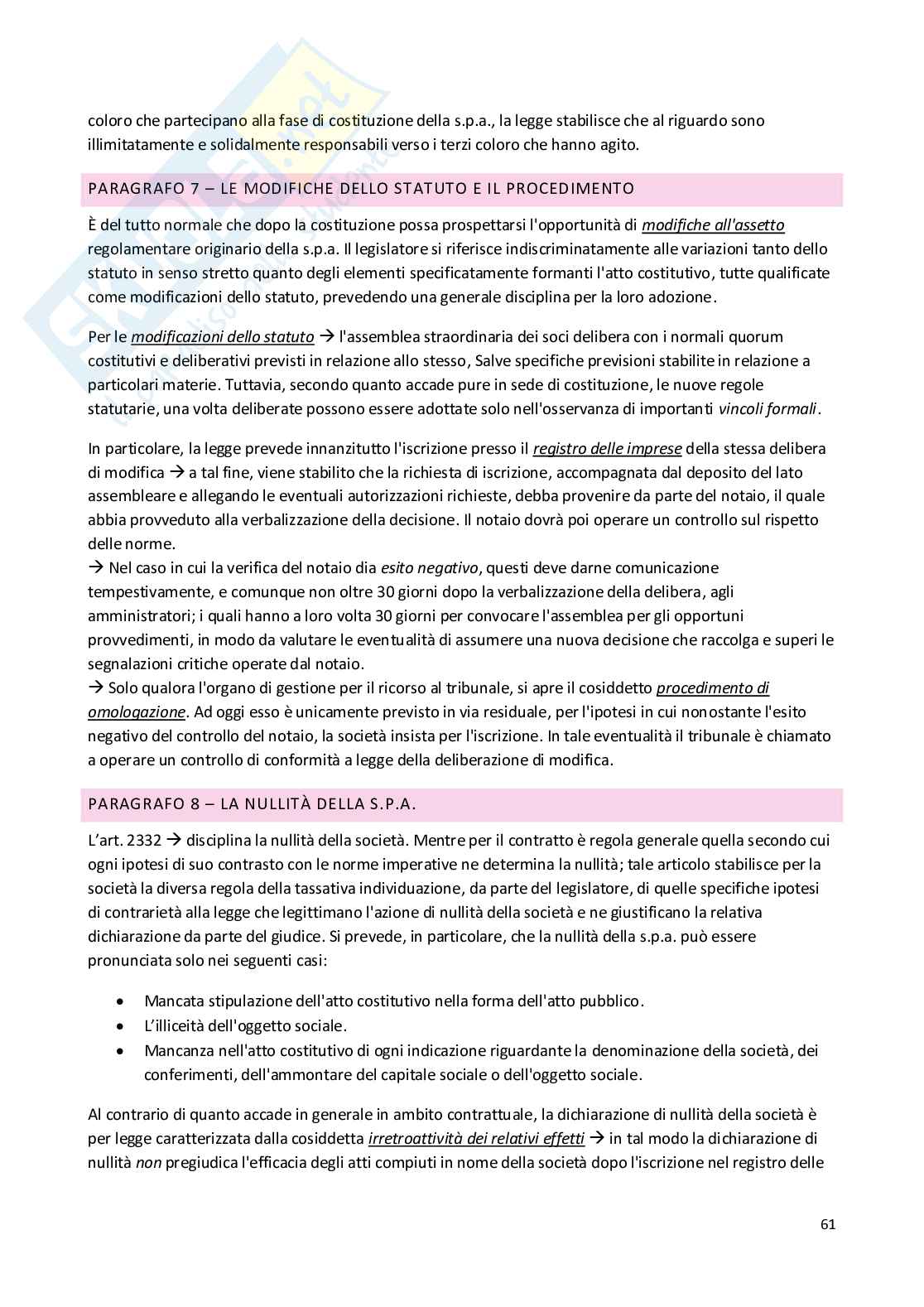 Appunti di Diritto commerciale  Pag. 61