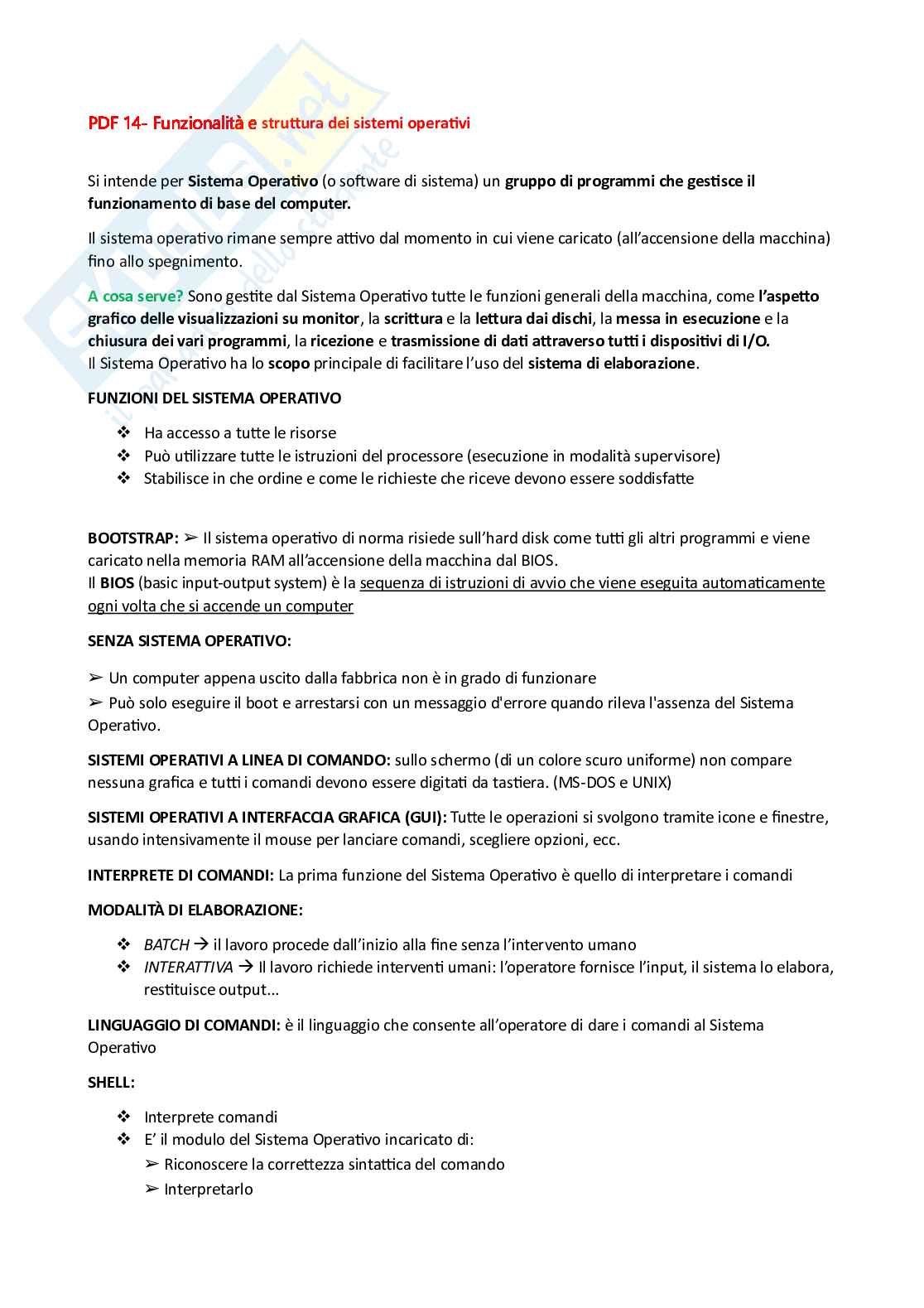 Appunti Elementi di informatica Pag. 16
