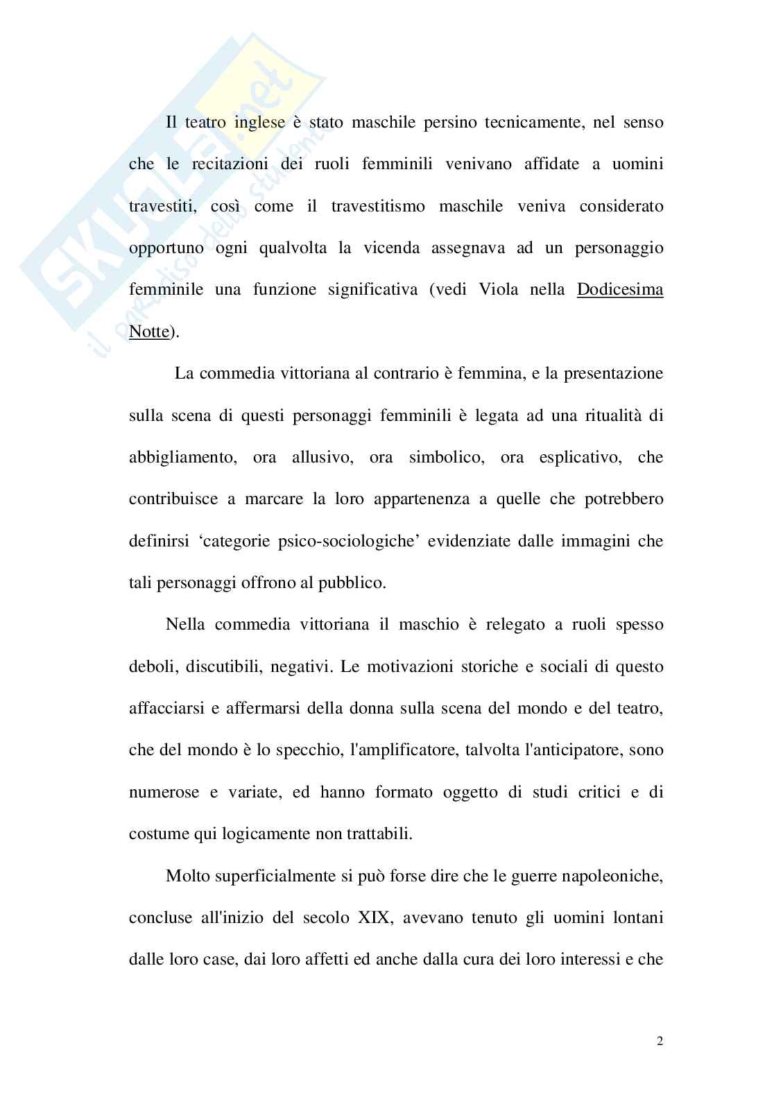 Valore iconografico del costume di scena nella commedia tardo-vittoriana Pag. 2